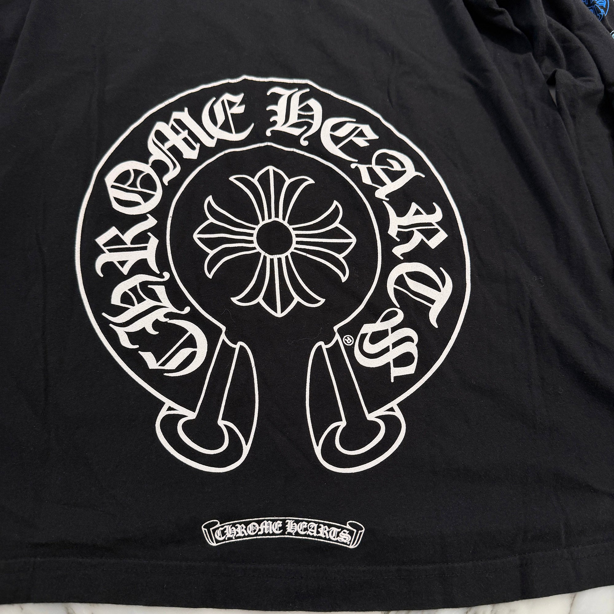 CHROME HEARTS 2022SS Multi Color Horseshoe Long Sleeve Tee Size XL クロムハーツ マルチカラーホースシュー ロングスリーブTシャツ サイズXL