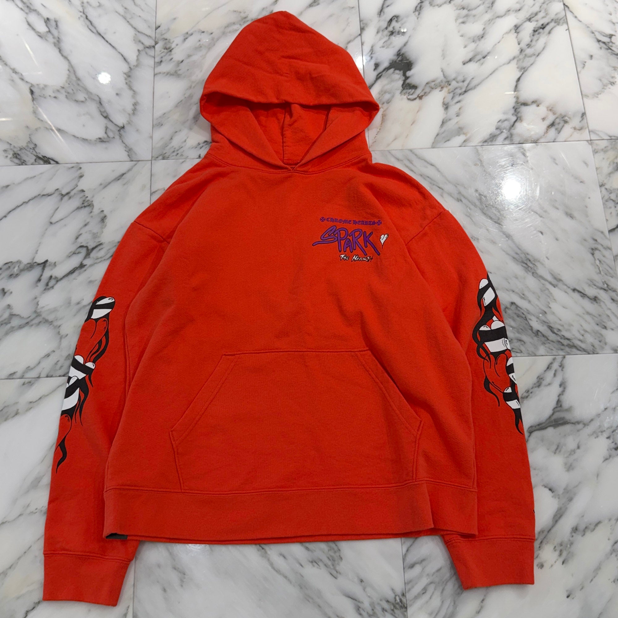 CHROME HEARTS × MATTY BOY 2023SS Sadistic Lipstick Pullover Hoodie Size XL クロムハーツ × マッティボーイ サディスティック リップスティック プルオーバー サイズXL