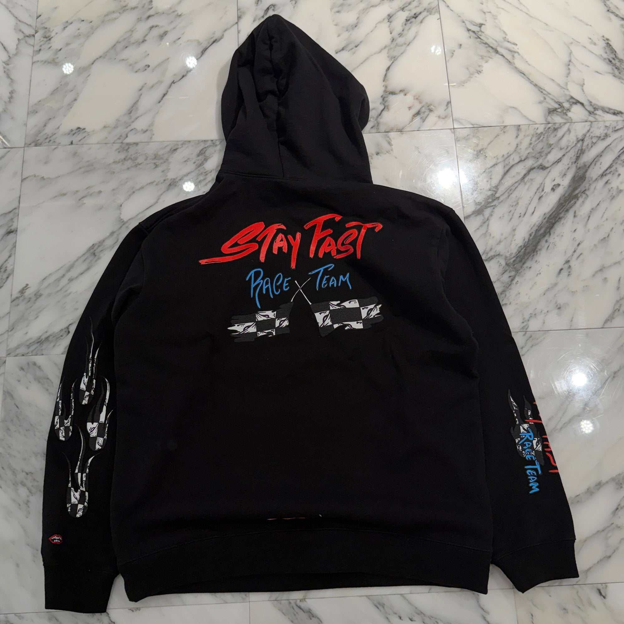 CHROME HEARTS × MATTY BOY PPO STAY FAST RACE TEAM Pullover Hoodie Size XXL クロムハーツ × マッティボーイ PPO スティファスト レースチーム プルオーバーフーディー サイズXXL