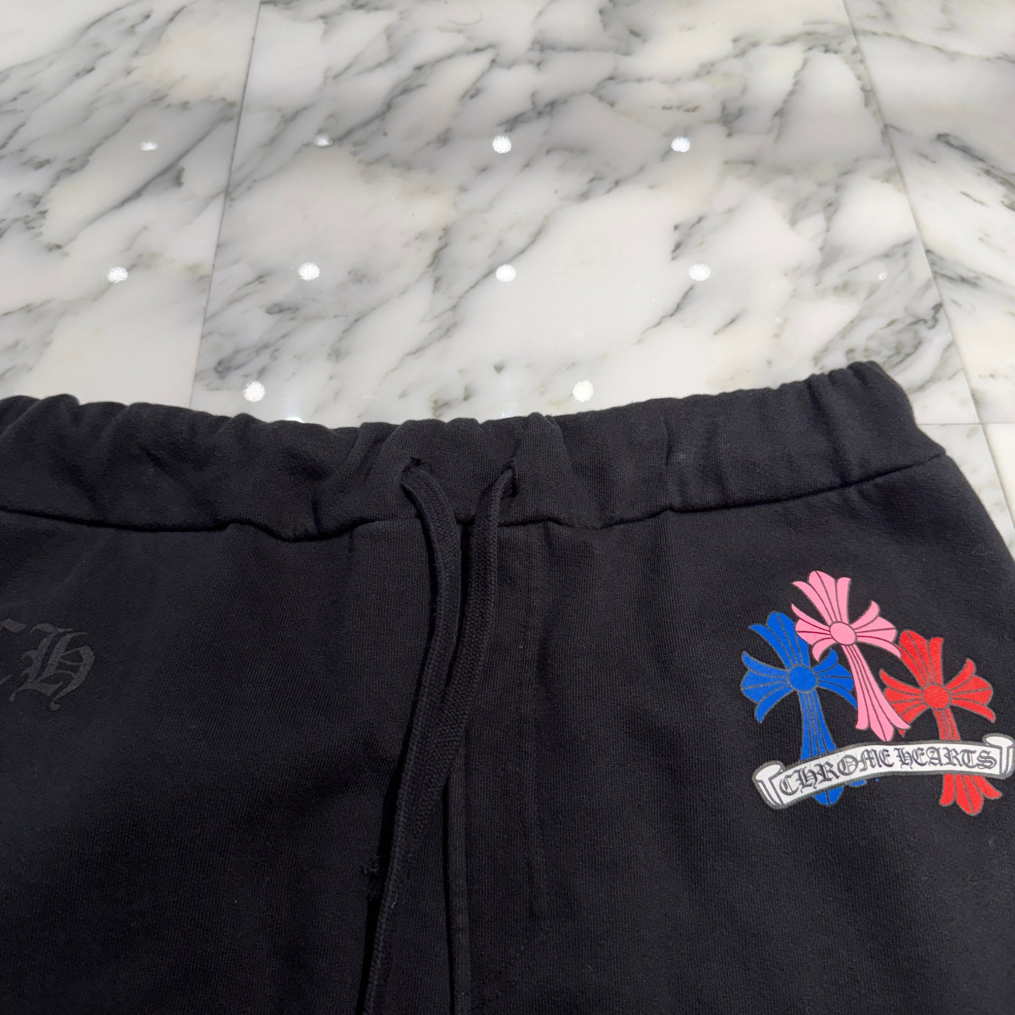 CHROME HEARTS MLTCOL CEM Sweat Long Pants Size L クロムハーツ マルチカラー セメタリークロス スウェットロングパンツ サイズL