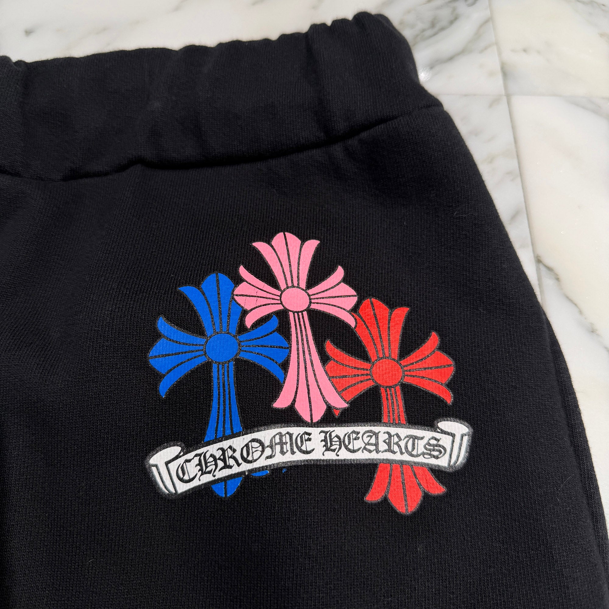 CHROME HEARTS MLTCOL CEM Sweat Long Pants Size L クロムハーツ マルチカラー セメタリークロス スウェットロングパンツ サイズL