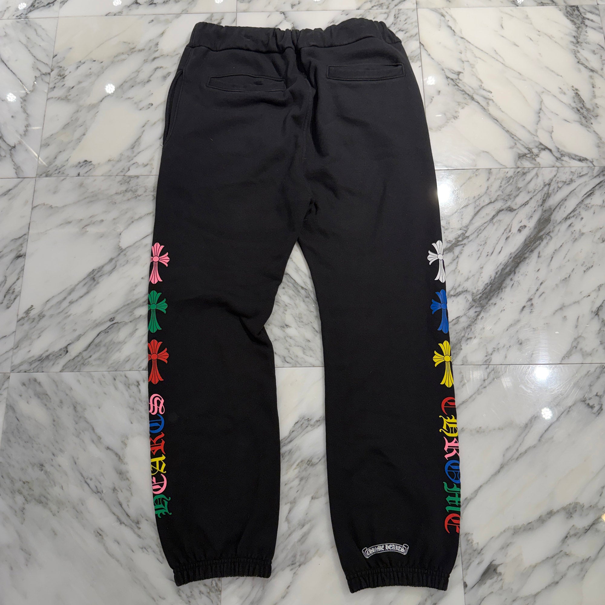 CHROME HEARTS MLTCOL CEM Sweat Long Pants Size L クロムハーツ マルチカラー セメタリークロス スウェットロングパンツ サイズL