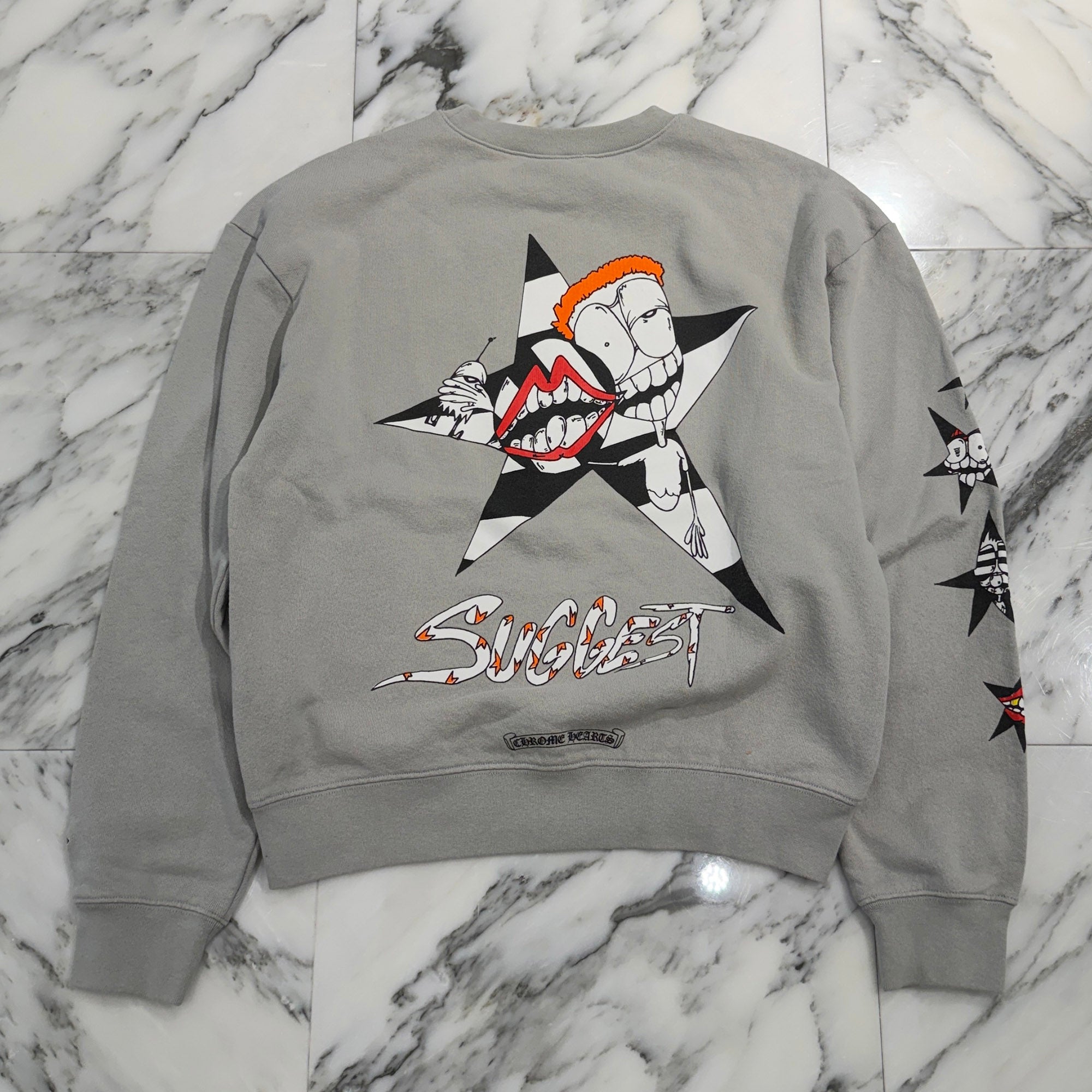 CHROME HEARTS × MATTY BOY SUGGEST Sweat Shirt Size S クロムハーツ × マッティボーイ SUGGEST スウェットシャツ サイズS