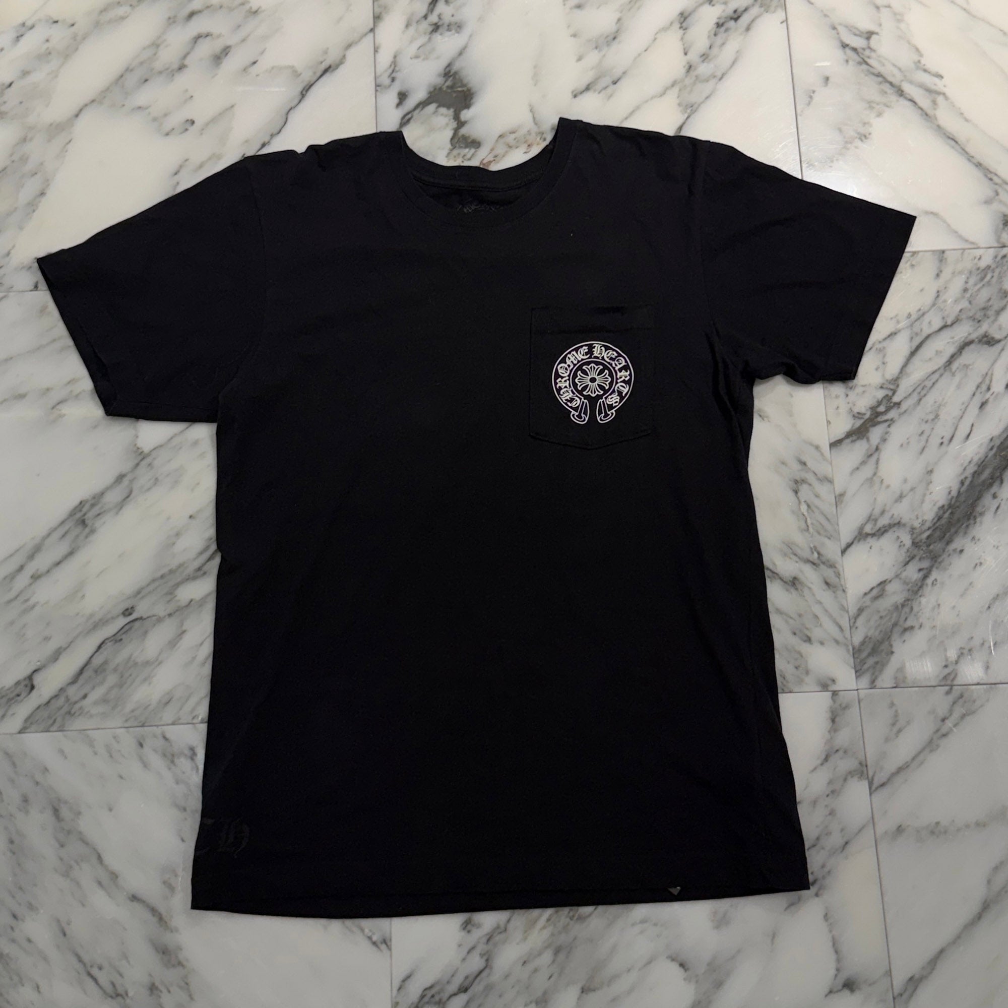 CHROME HEARTS×THE HEROES PROJECT Horseshoe Pocket Tee Size M クロムハーツ×ザヒーローズプロジェクト ホースシューポケットTシャツ サイズ M