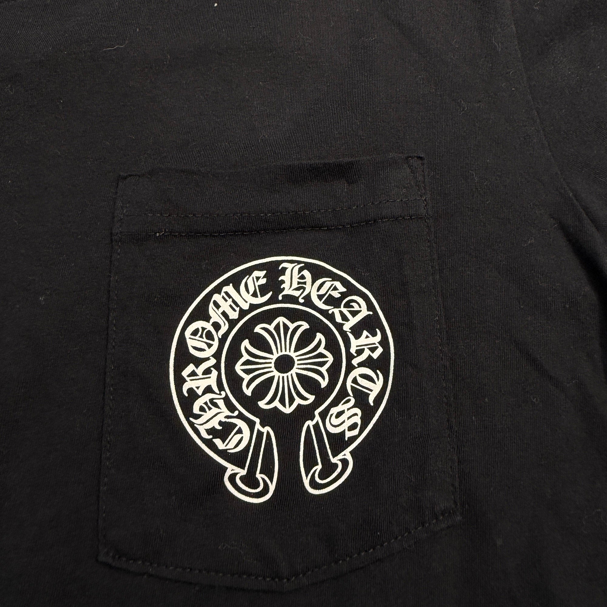 CHROME HEARTS×THE HEROES PROJECT Horseshoe Pocket Tee Size M クロムハーツ×ザヒーローズプロジェクト ホースシューポケットTシャツ サイズ M