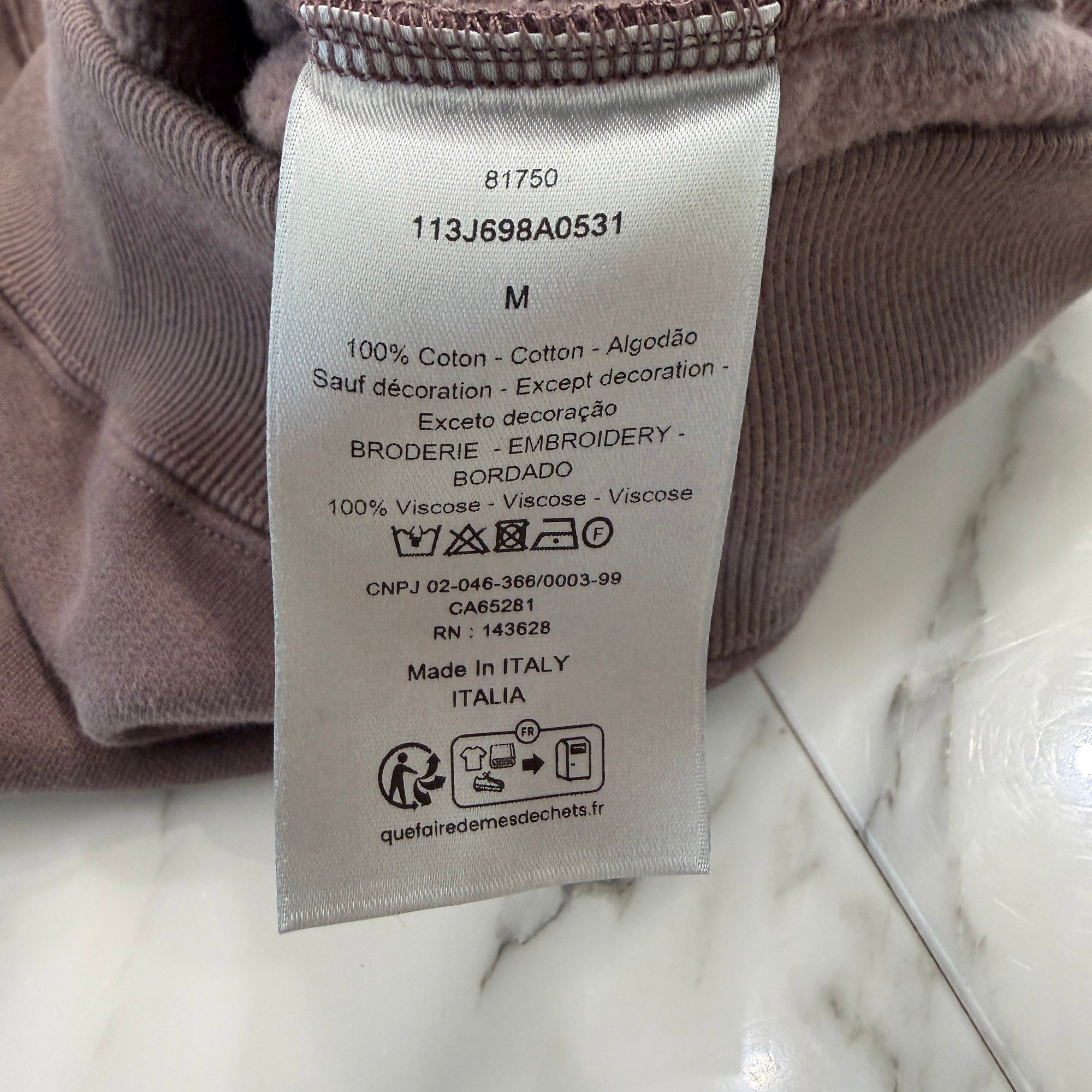 DIOR 2024AW CD Icon Embroidery Pullover Hoodie 113J398A0531 Size M ディオール CDアイコン刺繍 プルオーバーフーディー サイズM