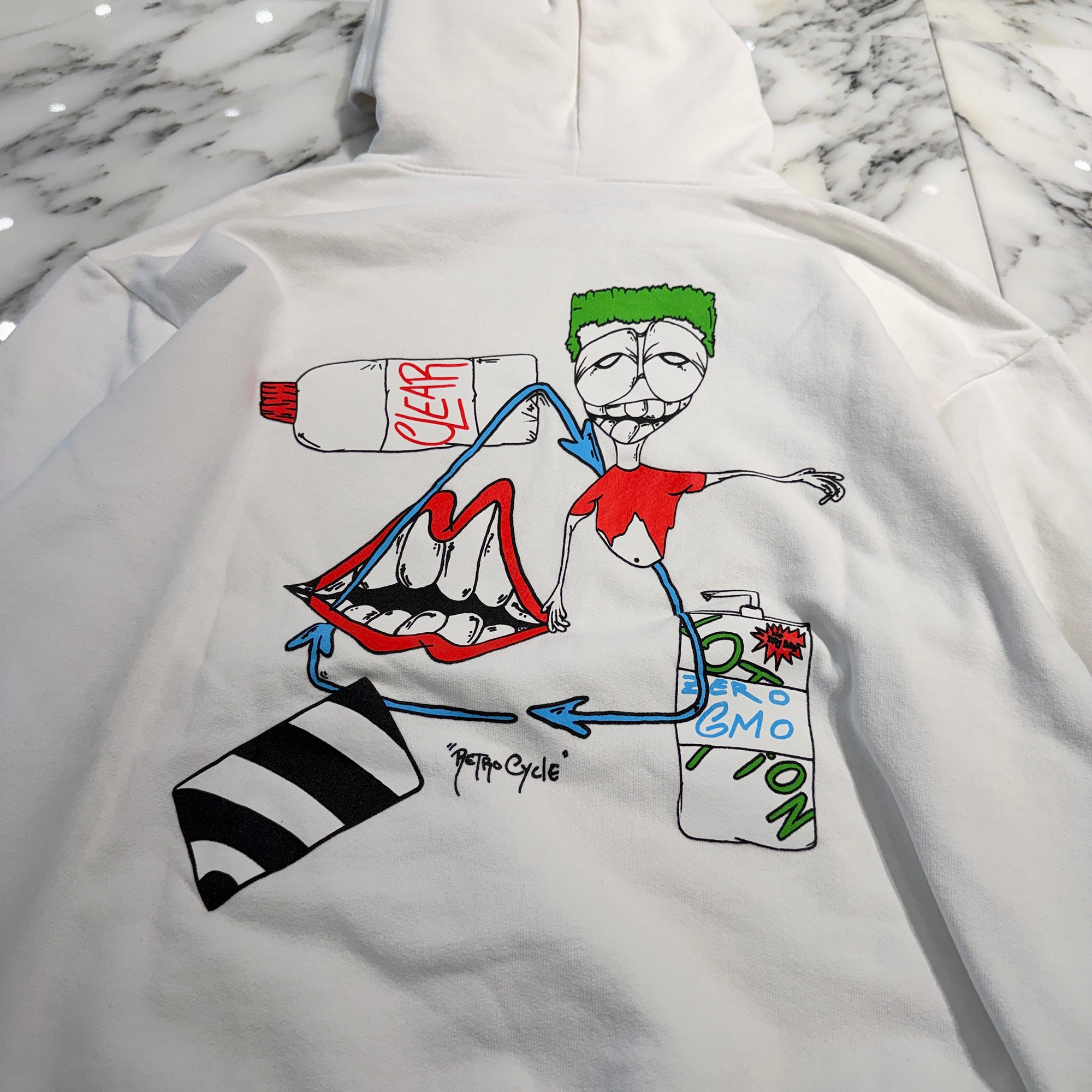 CHROME HEARTS × MATTY BOY RETRO CYCLE Pullover Hoodie Size XL クロムハーツ × マッティボーイ レトロサイクル プルオーバーフーディ サイズXL