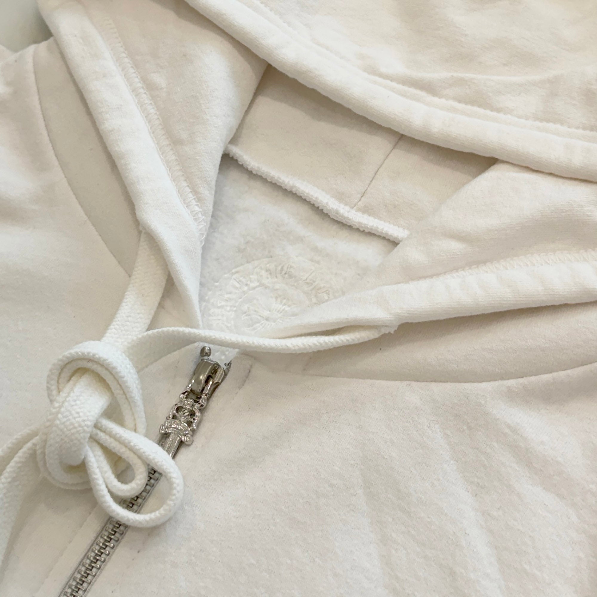CHROME HEARTS Vertical Logo Zip Up Hoodie Size XL クロムハーツ ヴァーティカルロゴ ジップアップフーディー サイズXL