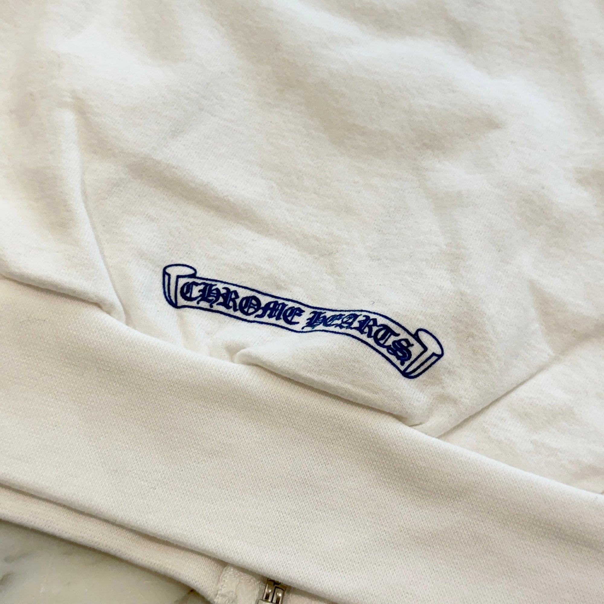 CHROME HEARTS Vertical Logo Zip Up Hoodie Size XL クロムハーツ ヴァーティカルロゴ ジップアップフーディー サイズXL
