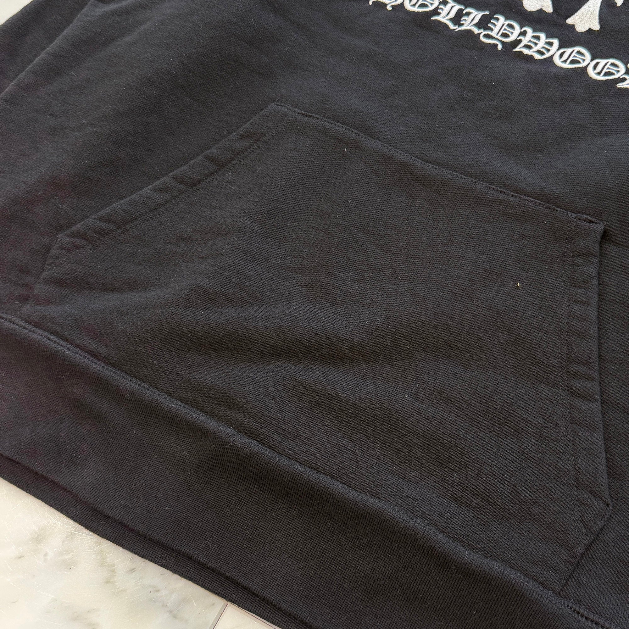 CHROME HEARTS King Taco Cemetery Cross Embroidery Pullover Hoodie Size XL クロムハーツ キングタコ セメタリークロス 刺繍 プルオーバーフーディ サイズXL