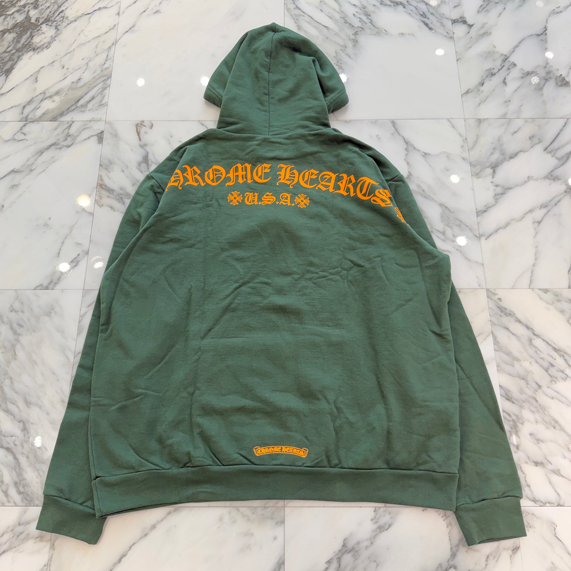 CHROME HEARTS 2025SS Online Limited Back Arch Logo USA Pullover Hoodie Size XL クロムハーツ オンライン限定 バック アーチロゴUSA プルオーバーフーディ サイズXL