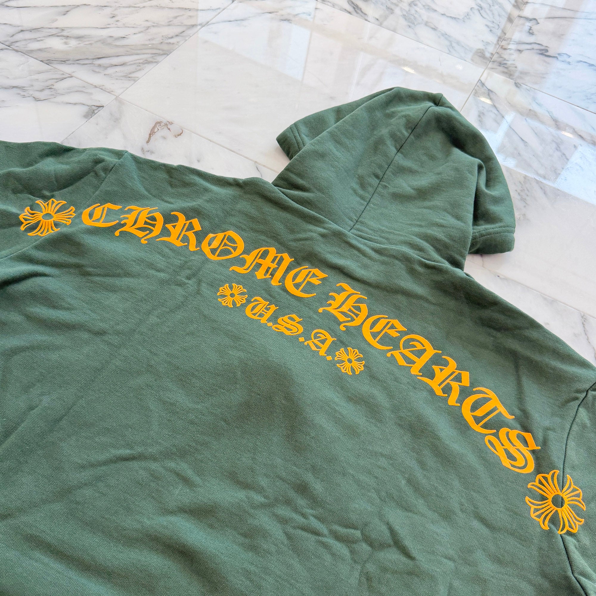 CHROME HEARTS 2025SS Online Limited Back Arch Logo USA Pullover Hoodie Size XL クロムハーツ オンライン限定 バック アーチロゴUSA プルオーバーフーディ サイズXL