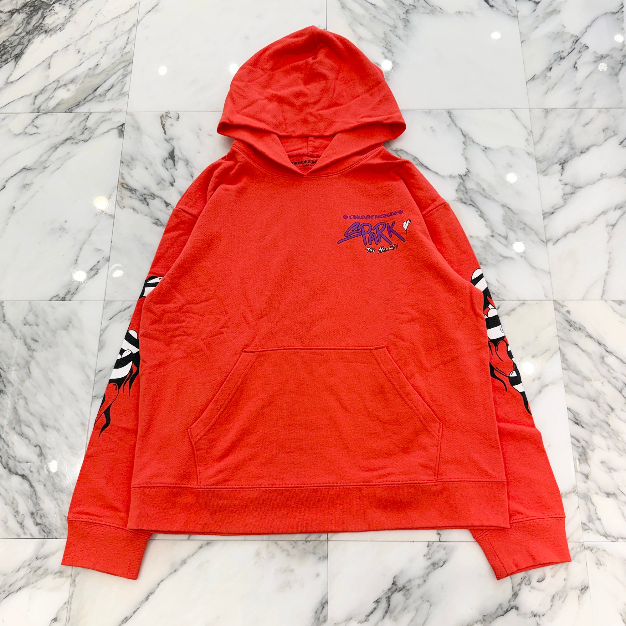 CHROME HEARTS × MATTY BOY 2023SS Sadistic Lipstick Pullover Hoodie Size XL クロムハーツ × マッティボーイ サディスティック リップスティック プルオーバー サイズXL