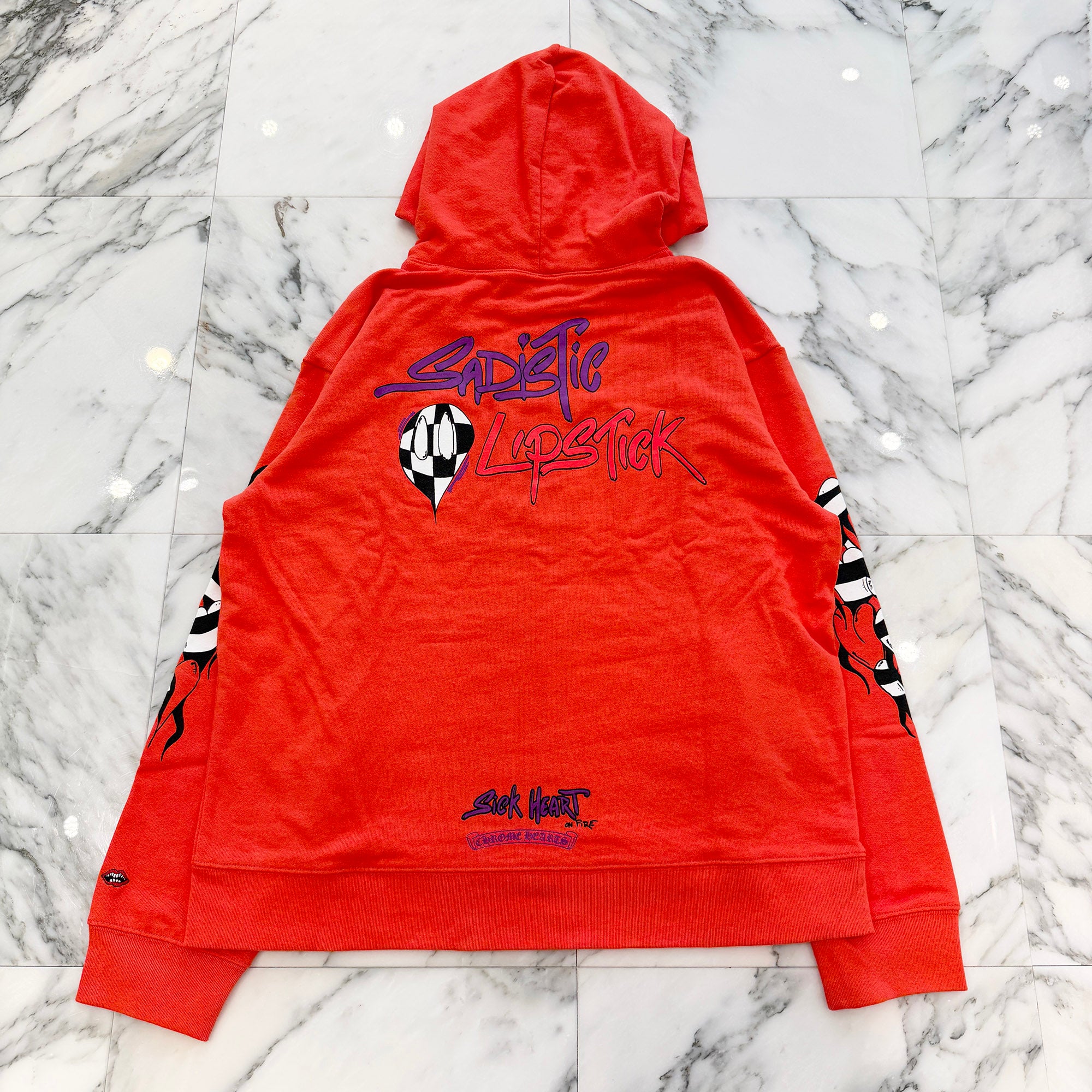 CHROME HEARTS × MATTY BOY 2023SS Sadistic Lipstick Pullover Hoodie Size XL クロムハーツ × マッティボーイ サディスティック リップスティック プルオーバー サイズXL