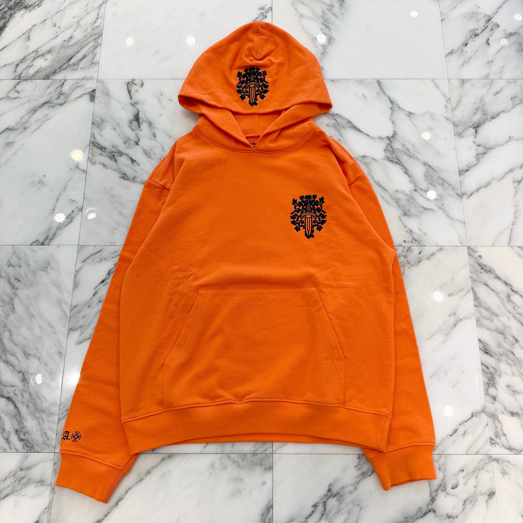 CHROME HEARTS USA Limited Vine Dagger Print Pullover Hoodie Size L クロムハーツ USA限定 ヴァインダガー プリント プルオーバーフーディー サイズL