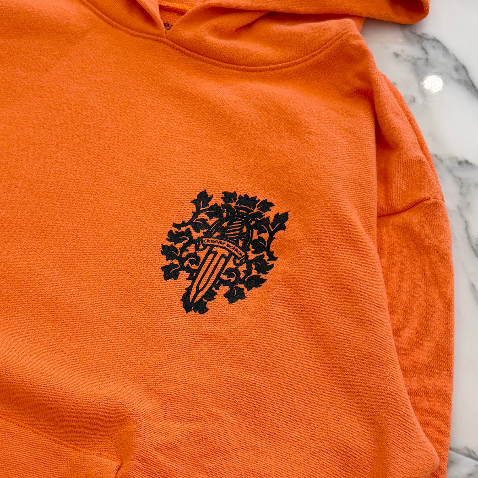 CHROME HEARTS USA Limited Vine Dagger Print Pullover Hoodie Size L クロムハーツ USA限定 ヴァインダガー プリント プルオーバーフーディー サイズL