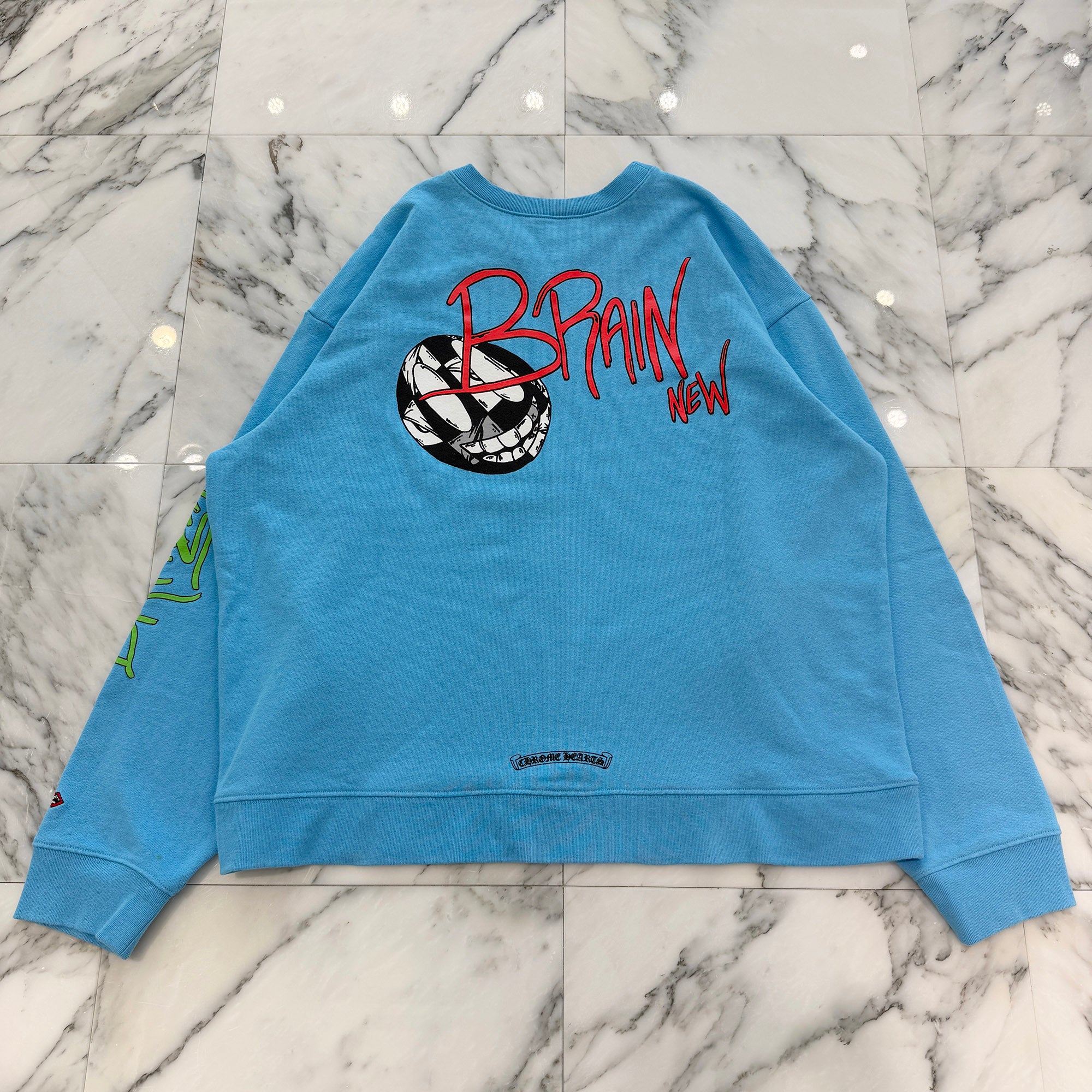 CHROME HEARTS × MATTY BOY 2024SS  BRAIN NEW Sweat Shirt Size XXL クロムハーツ × マッティボーイ ブレインニュー スウェットシャツ サイズXXL