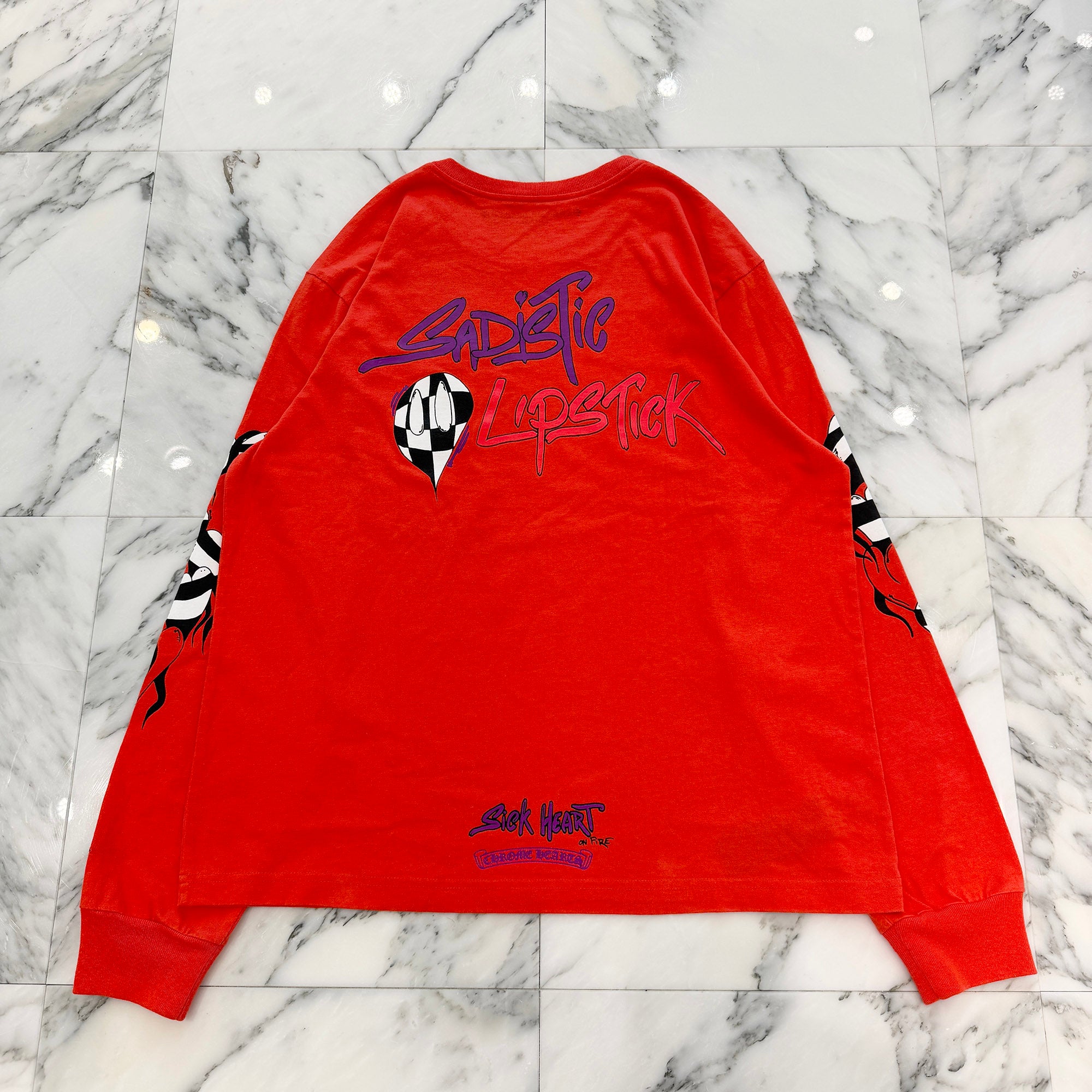 CHROME HEARTS×MATTY BOY 2023SS Sadistic Lipstick Long Sleeve Tee Size XL クロムハーツ × マッティボーイ サディスティックリップスティック ロングスリーブTシャツ サイズXL