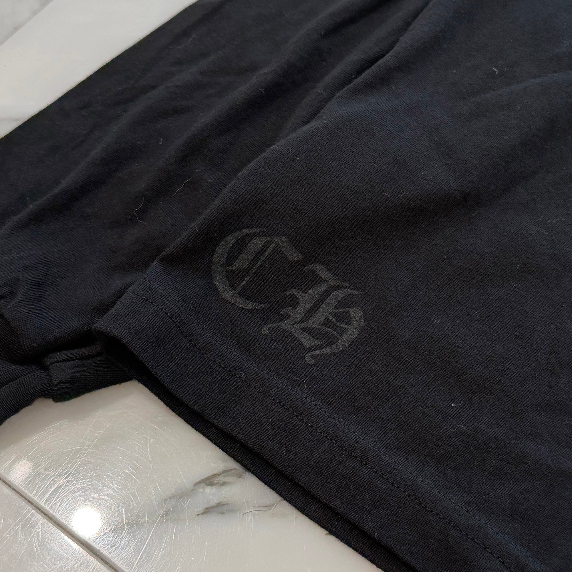 CHROME HEARTS Neck Logo Long Sleeve Tee Size M クロムハーツ ネックロゴ ロングスリーブ Tシャツ サイズM