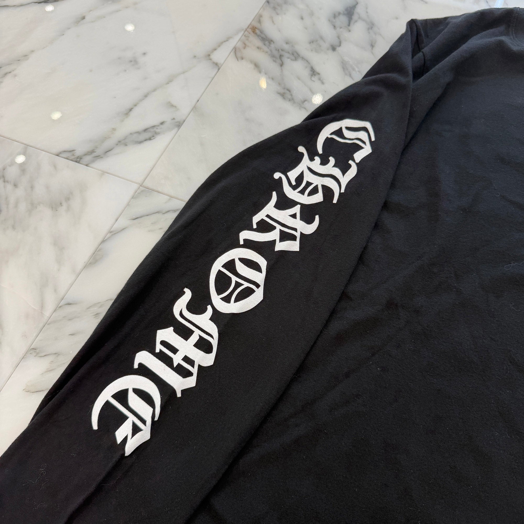 CHROME HEARTS Neck Logo Long Sleeve Tee Size M クロムハーツ ネックロゴ ロングスリーブ Tシャツ サイズM