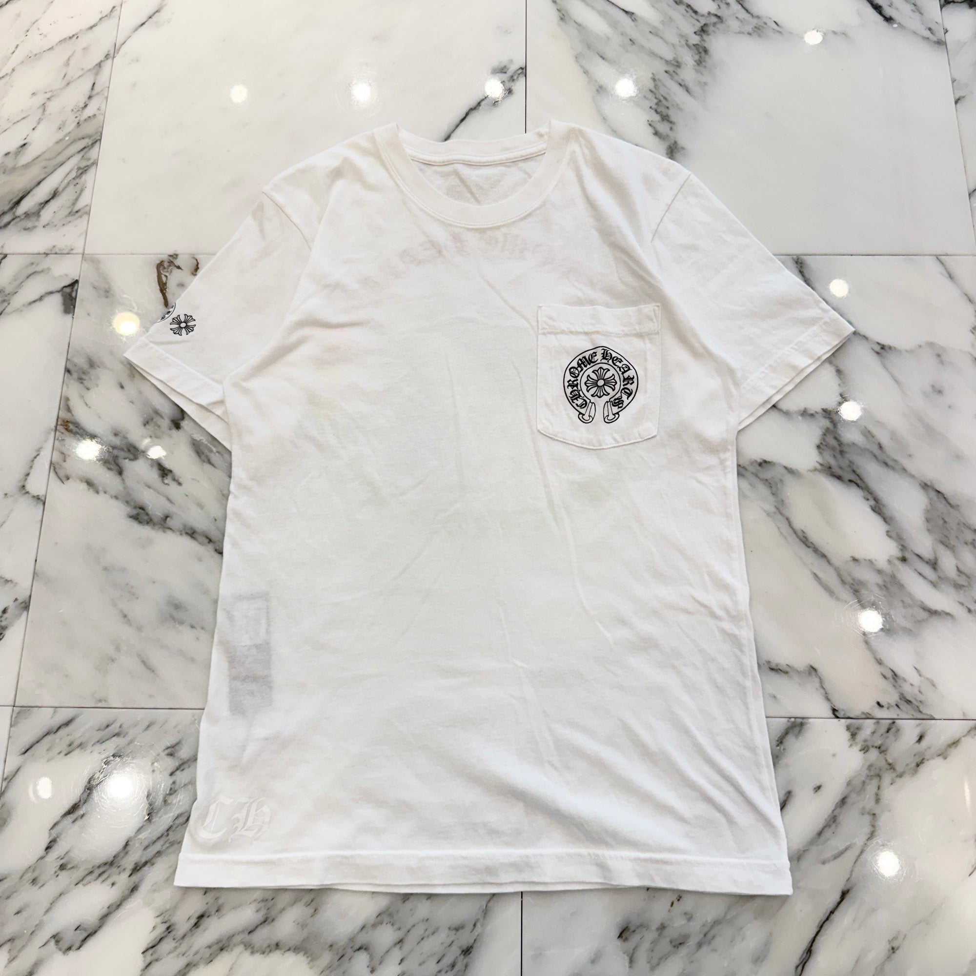 CHROME HEARTS Back Grad Circle Logo Tee Size S クロムハーツ バックグラデーション サークルロゴ Tシャツ サイズS