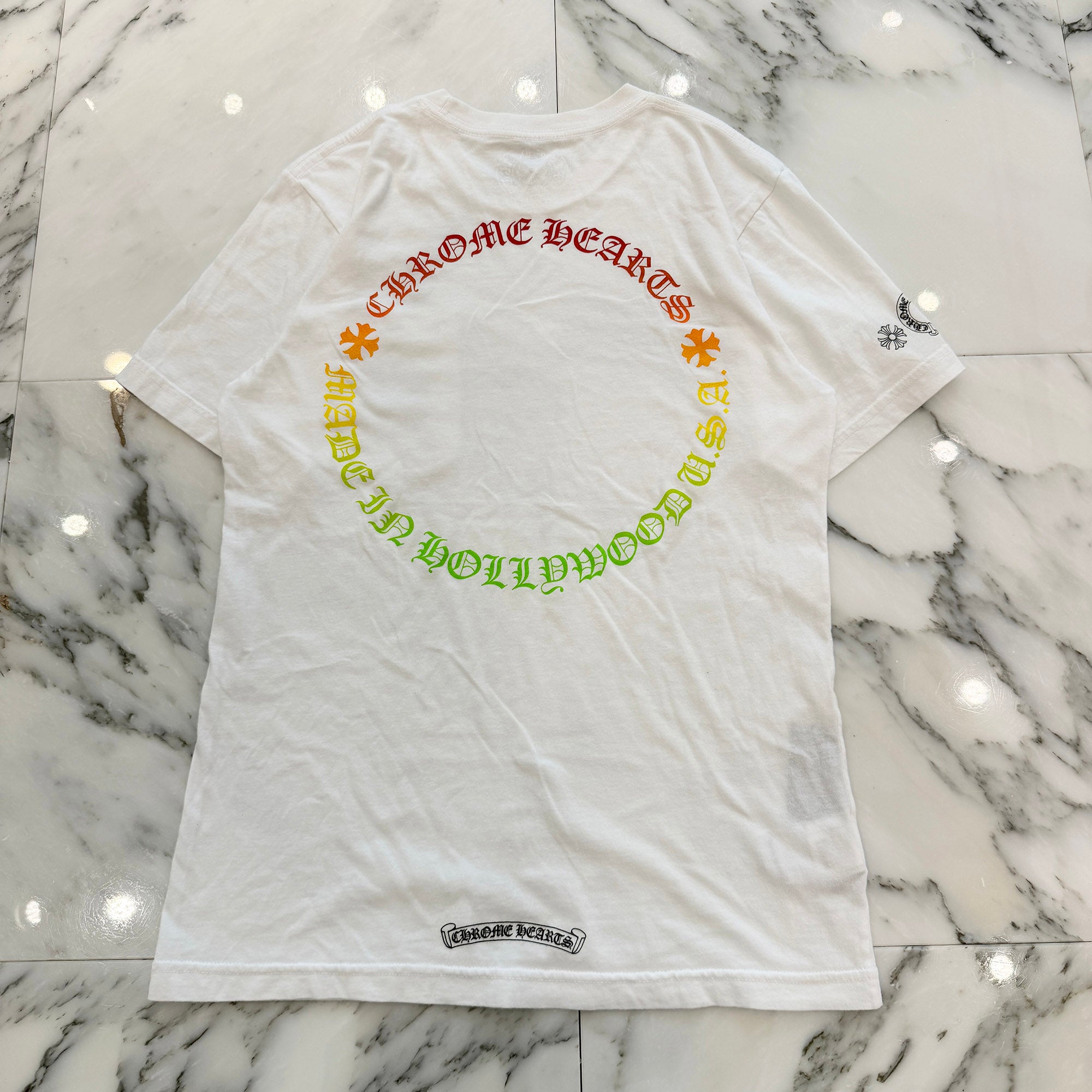 CHROME HEARTS Back Grad Circle Logo Tee Size S クロムハーツ バックグラデーション サークルロゴ Tシャツ サイズS