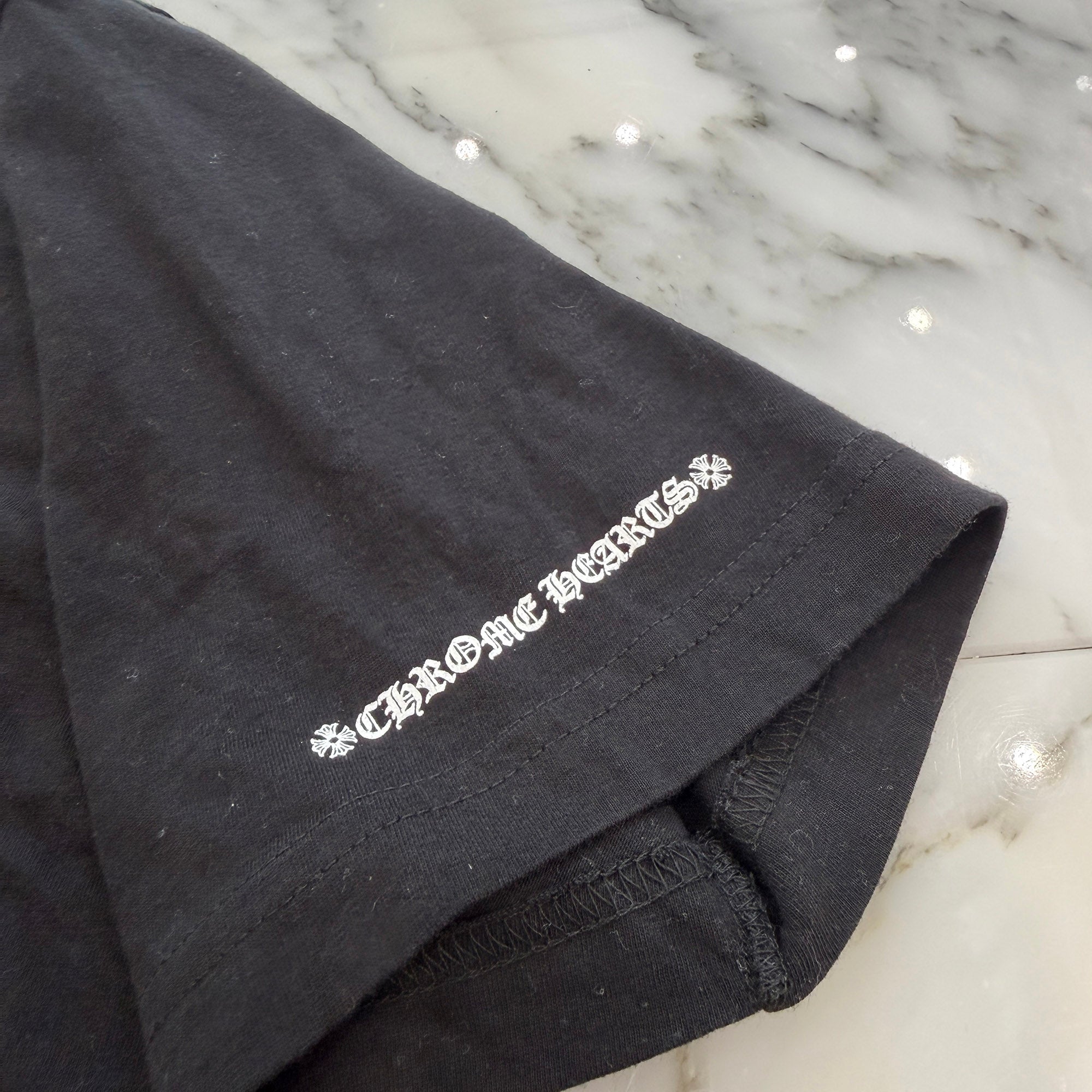 CHROME HEARTS Neck Logo Tee Size M クロムハーツ ネックロゴ Tシャツ サイズM