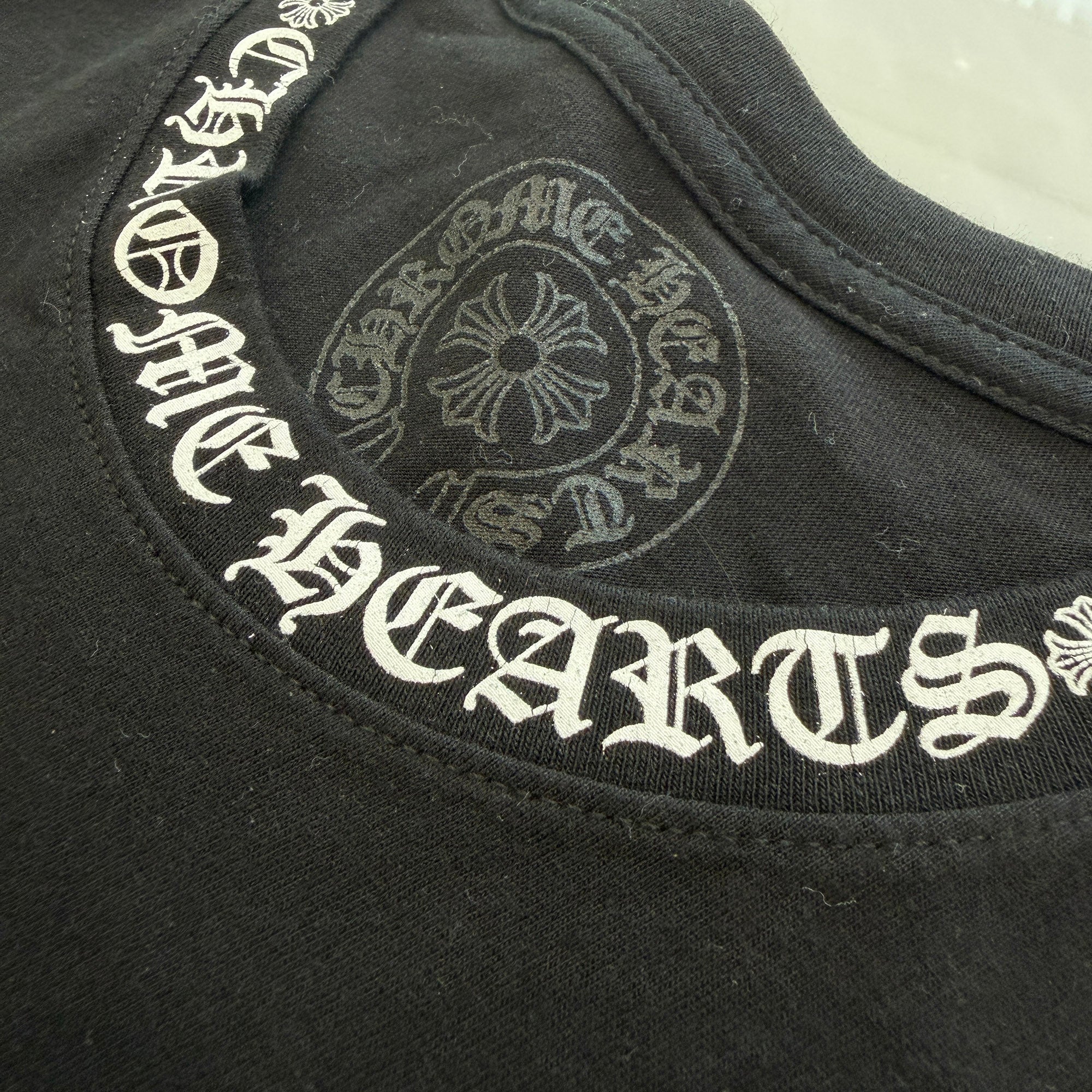 CHROME HEARTS Neck Logo Tee Size M クロムハーツ ネックロゴ Tシャツ サイズM