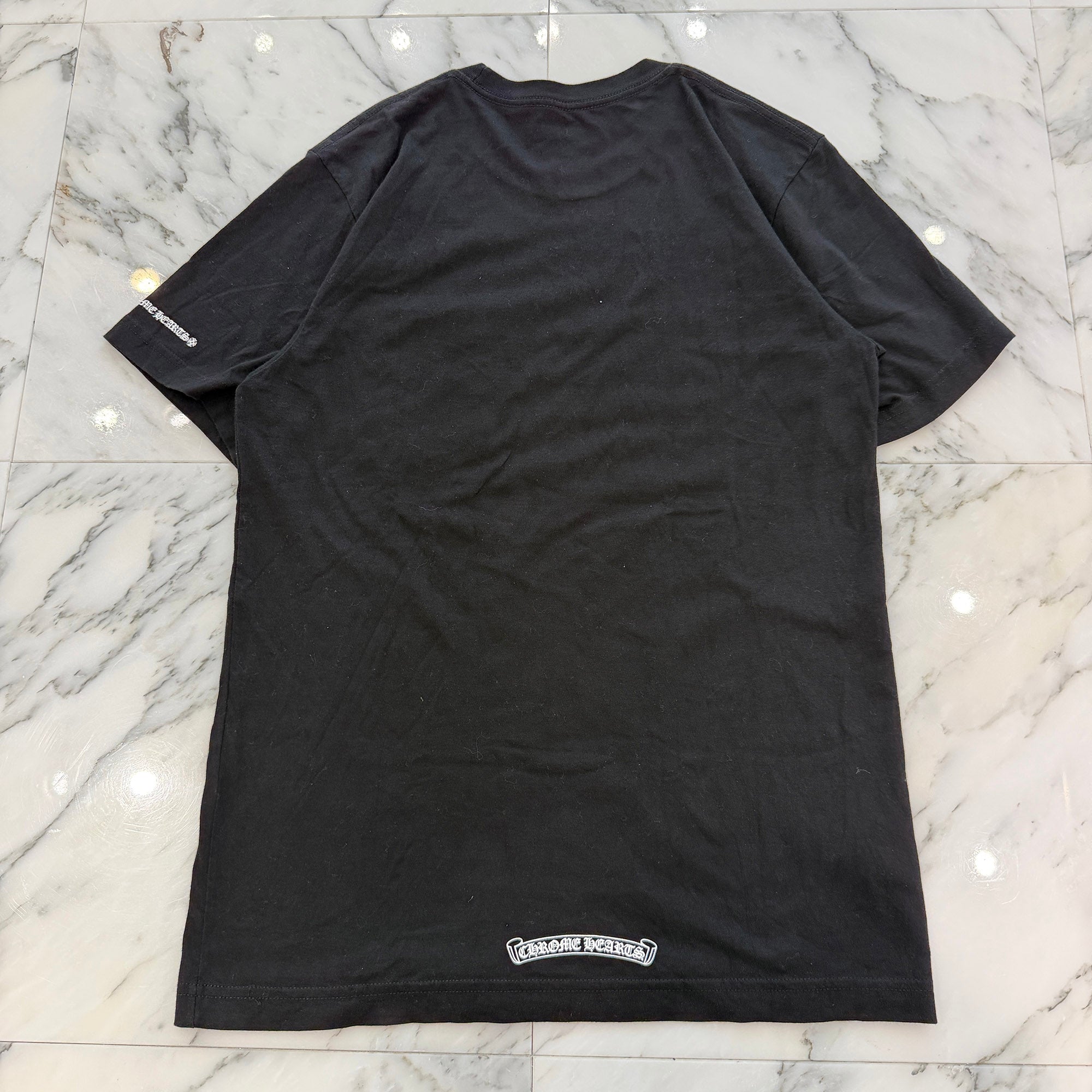 CHROME HEARTS Neck Logo Tee Size M クロムハーツ ネックロゴ Tシャツ サイズM