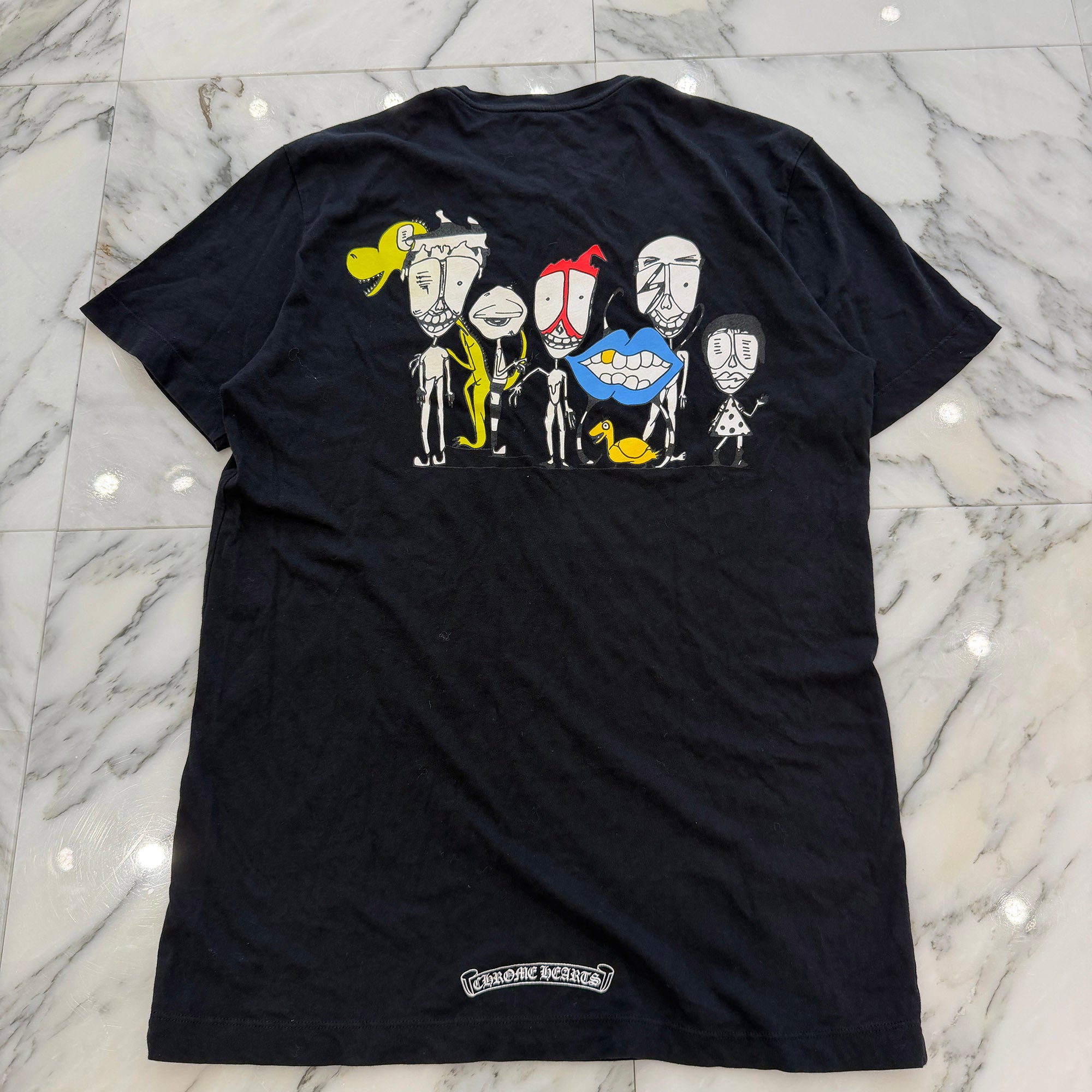 CHROME HEARTS × MATTY BOY Horseshoe Family Print Tee size S クロムハーツ×マティボーイ ホースシュー ファミリープリント Tシャツ サイズS