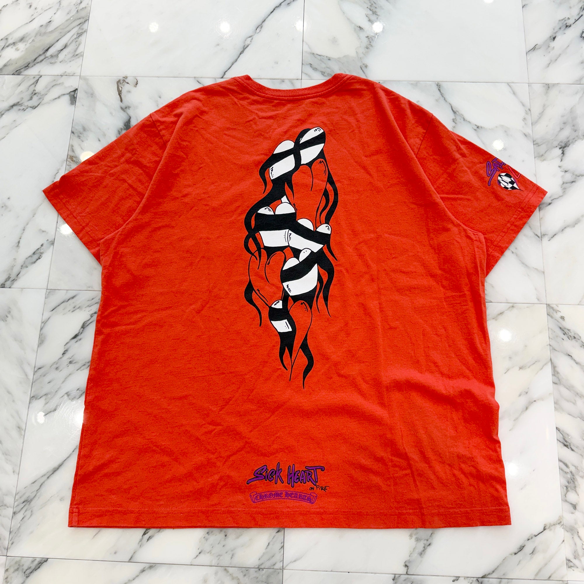 CHROME HEARTS × MATTY BOY 2023SS Sadistic Lipstick Tee Size XXL クロムハーツ ×マッティボーイ クロムハーツ × マッティボーイ サディスティック リップスティック Tシャツ サイズXXL