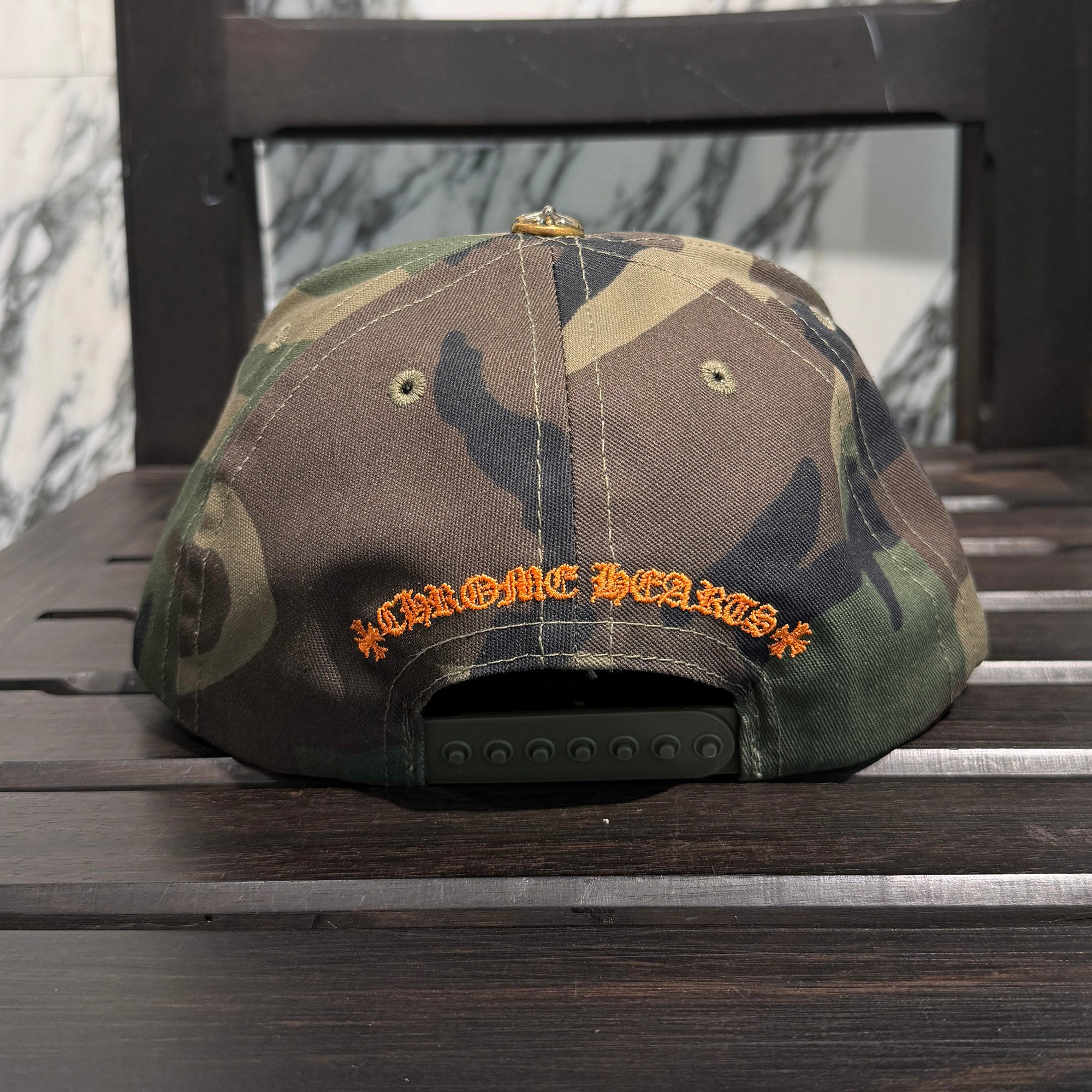 CHROME HEARTS CH Logo Embroidery Camo Baseball Cap Size ONE SIZE (53-60) クロムハーツ CHロゴ刺繍 カモフラージュ ベースボールキャップ サイズ ONE SIZE (53-60)