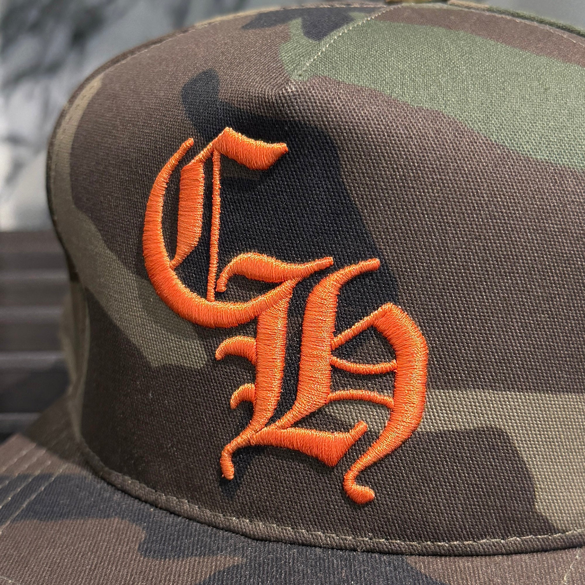 CHROME HEARTS CH Logo Embroidery Camo Baseball Cap Size ONE SIZE (53-60) クロムハーツ CHロゴ刺繍 カモフラージュ ベースボールキャップ サイズ ONE SIZE (53-60)