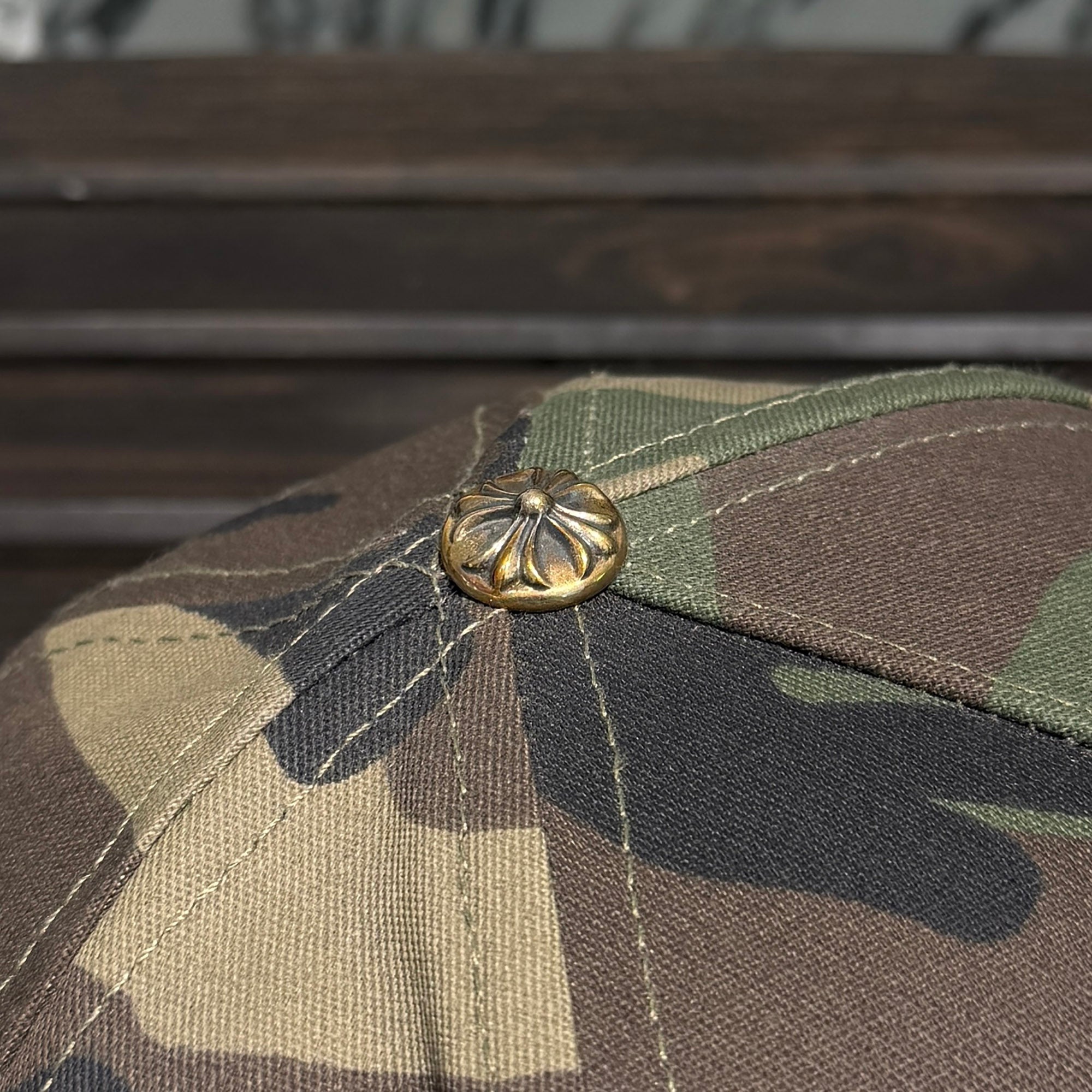 CHROME HEARTS CH Logo Embroidery Camo Baseball Cap Size ONE SIZE (53-60) クロムハーツ CHロゴ刺繍 カモフラージュ ベースボールキャップ サイズ ONE SIZE (53-60)