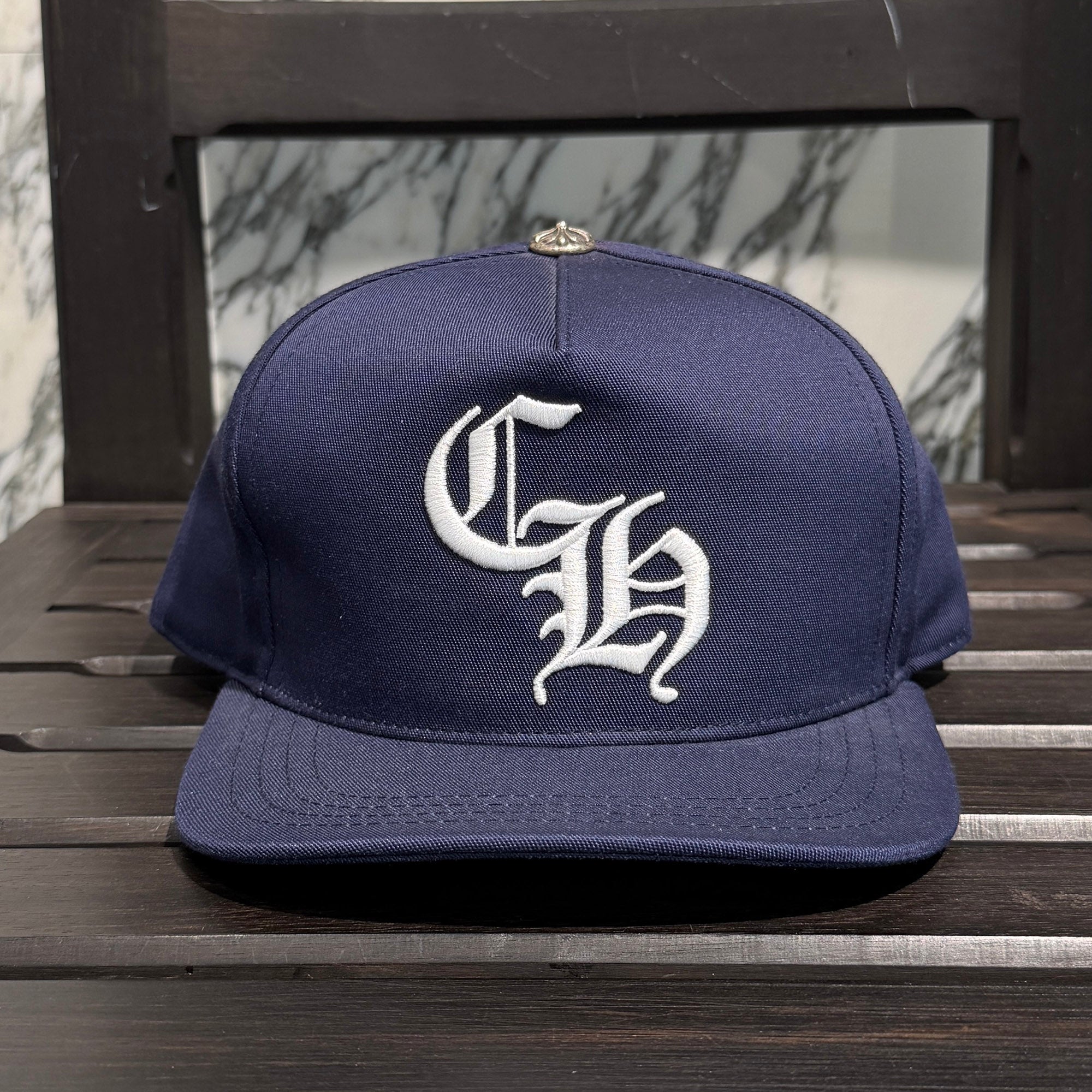 CHROME HEARTS CH Logo Embroidery Trucker Cap Size ONE SIZE (53-60) クロムハーツ CHロゴ刺繍 トラッカーキャップ サイズONE SIZE (53-60)