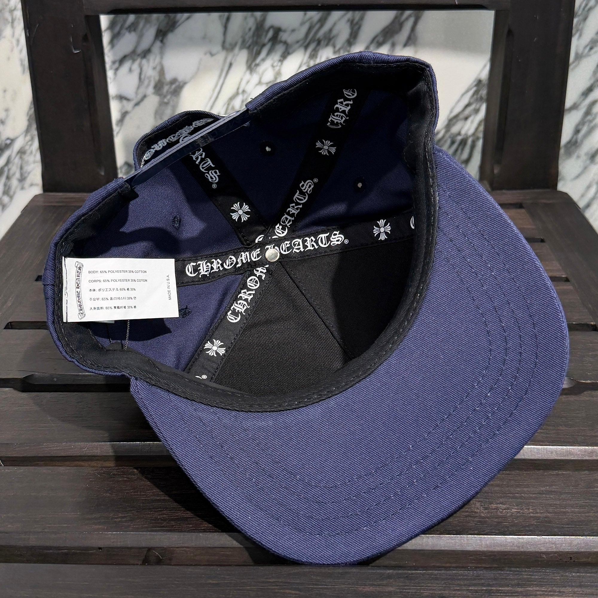 CHROME HEARTS CH Logo Embroidery Trucker Cap Size ONE SIZE (53-60) クロムハーツ CHロゴ刺繍 トラッカーキャップ サイズONE SIZE (53-60)