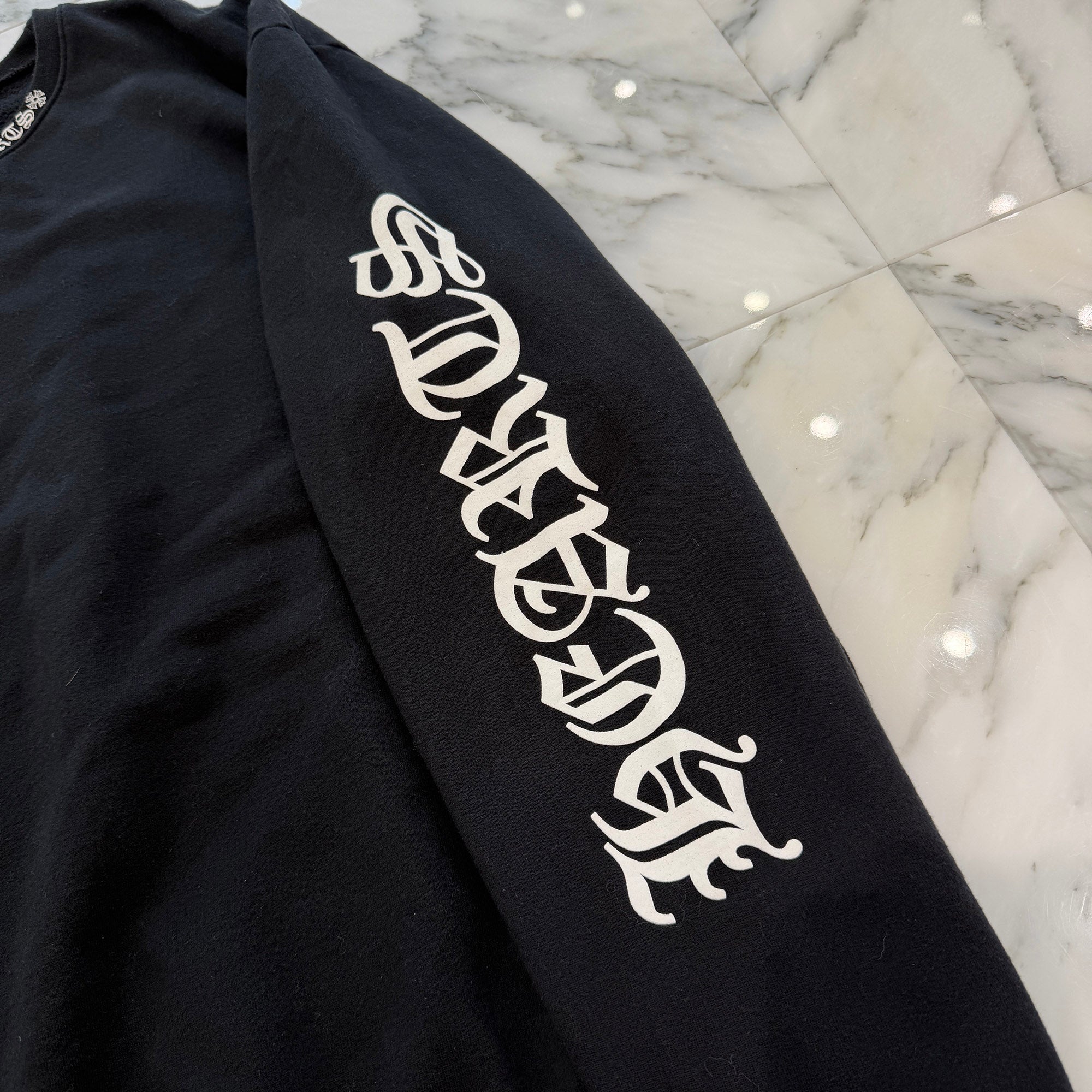 CHROME HEARTS Neck Logo Crewneck Sweatshirt Size M クロムハーツ ネックロゴクルーネックスウェットシャツ サイズM