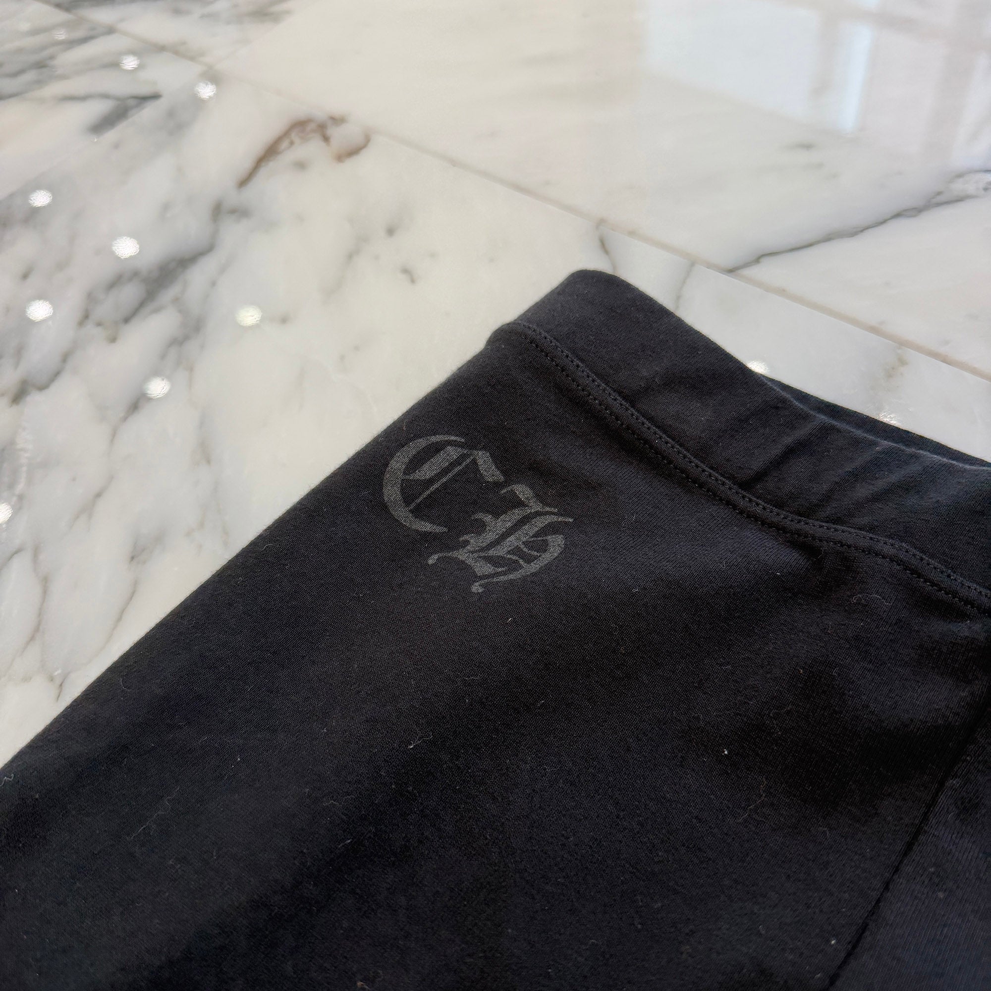 CHROME HEARTS Horseshoe Side Logo Sweat Leggings Size M クロムハーツ ホースシュー サイドロゴ レギンス サイズM