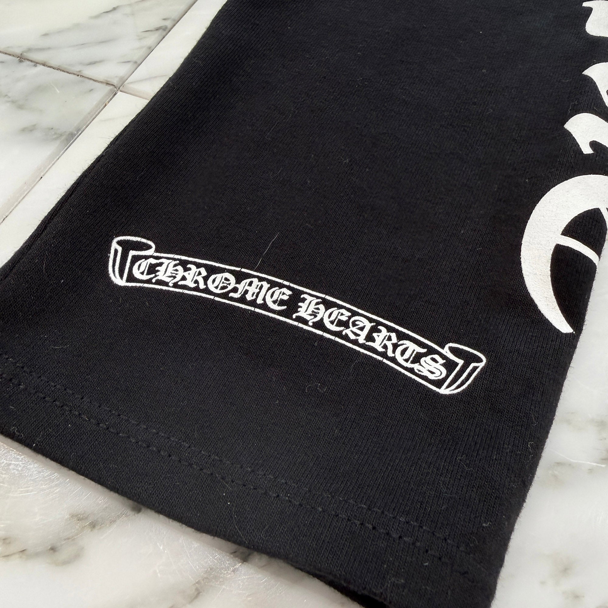 CHROME HEARTS Horseshoe Side Logo Sweat Leggings Size M クロムハーツ ホースシュー サイドロゴ レギンス サイズM
