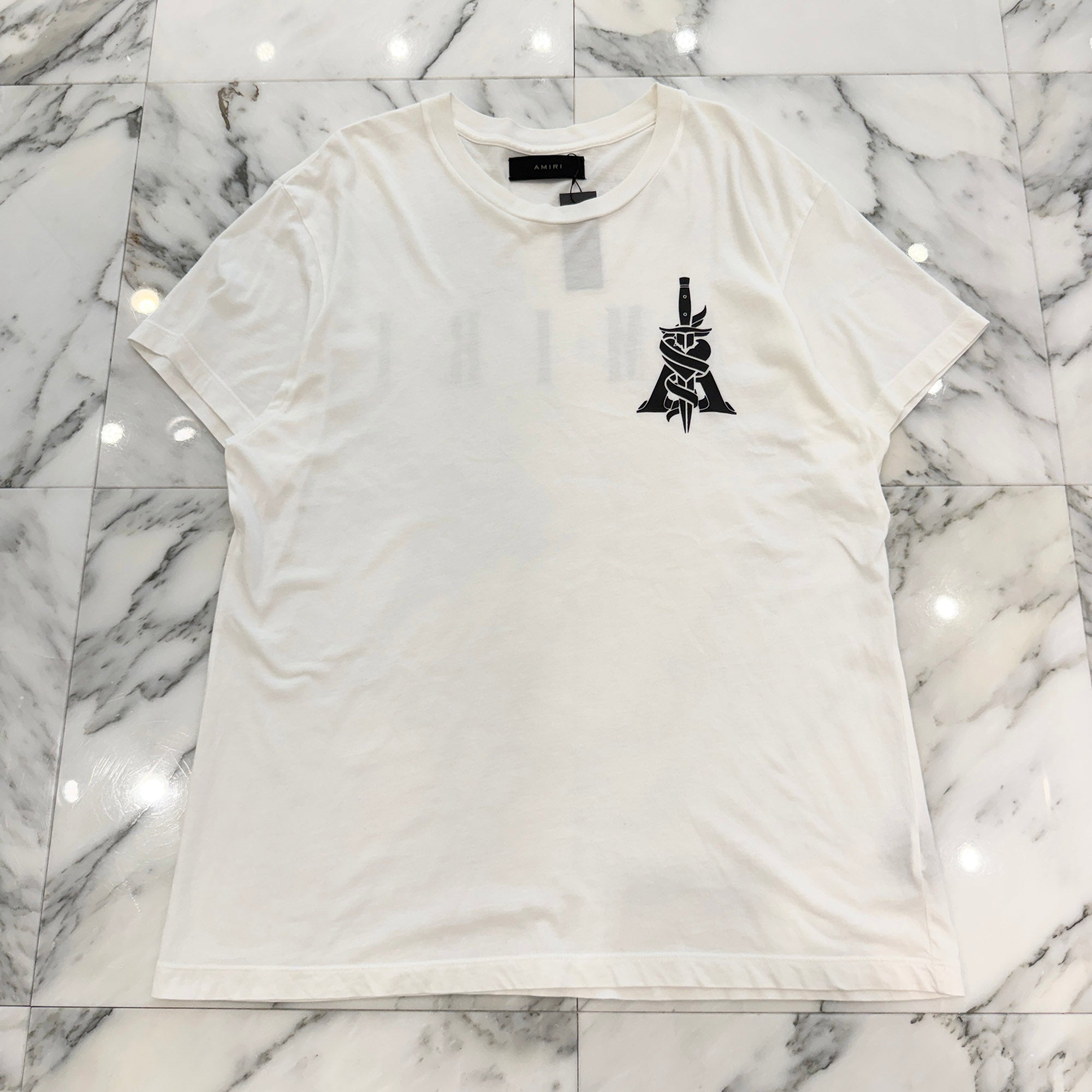AMIRI 2024SS Sword Logo Back Print Tee Size M アミリ ソード ロゴ バック プリントTシャツ サイズM