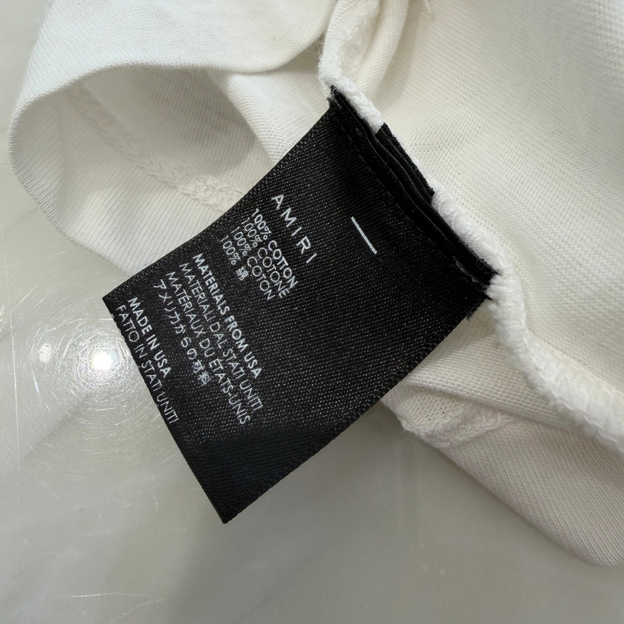 AMIRI 2024SS Sword Logo Back Print Tee Size M アミリ ソード ロゴ バック プリントTシャツ サイズM