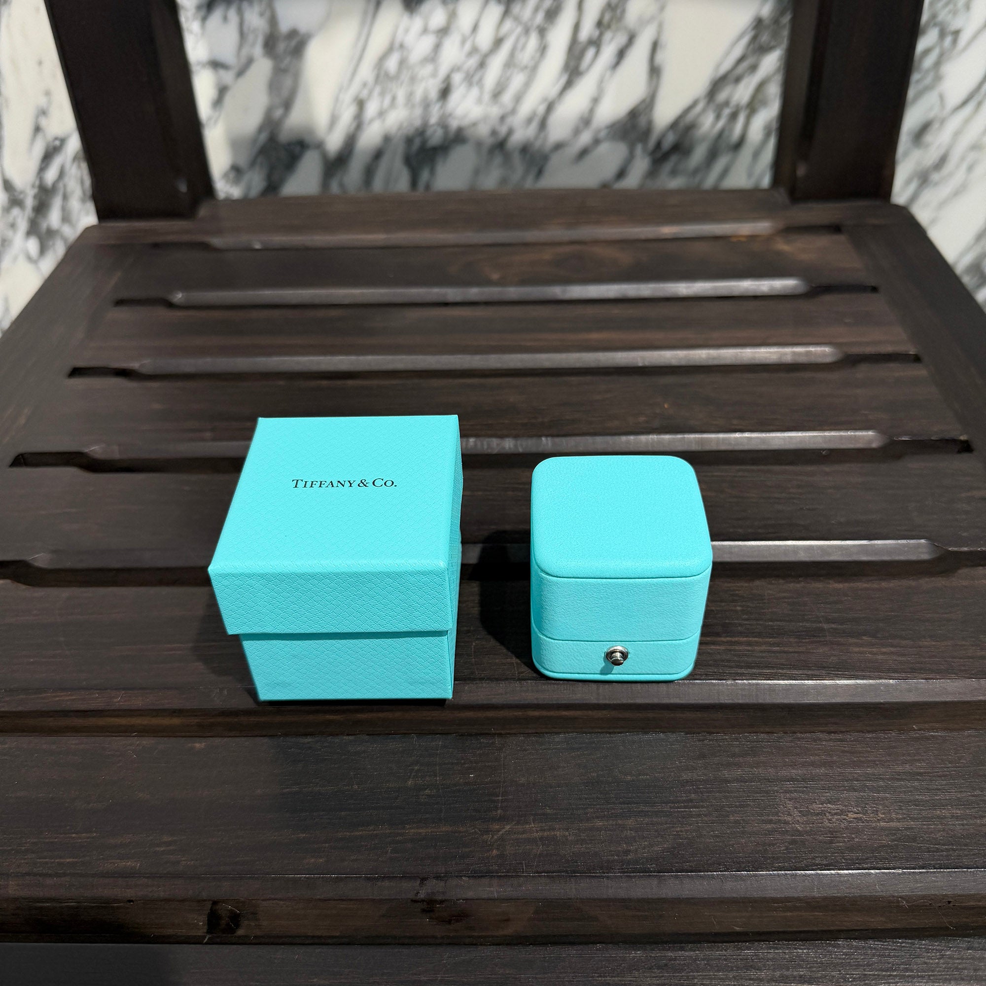 Tiffany＆Co. Au750 WG Hardware Small Link Ring 72669290 Size 6号 ティファニー Au750 WG ハードウェアスモールリンクリング サイズ6号