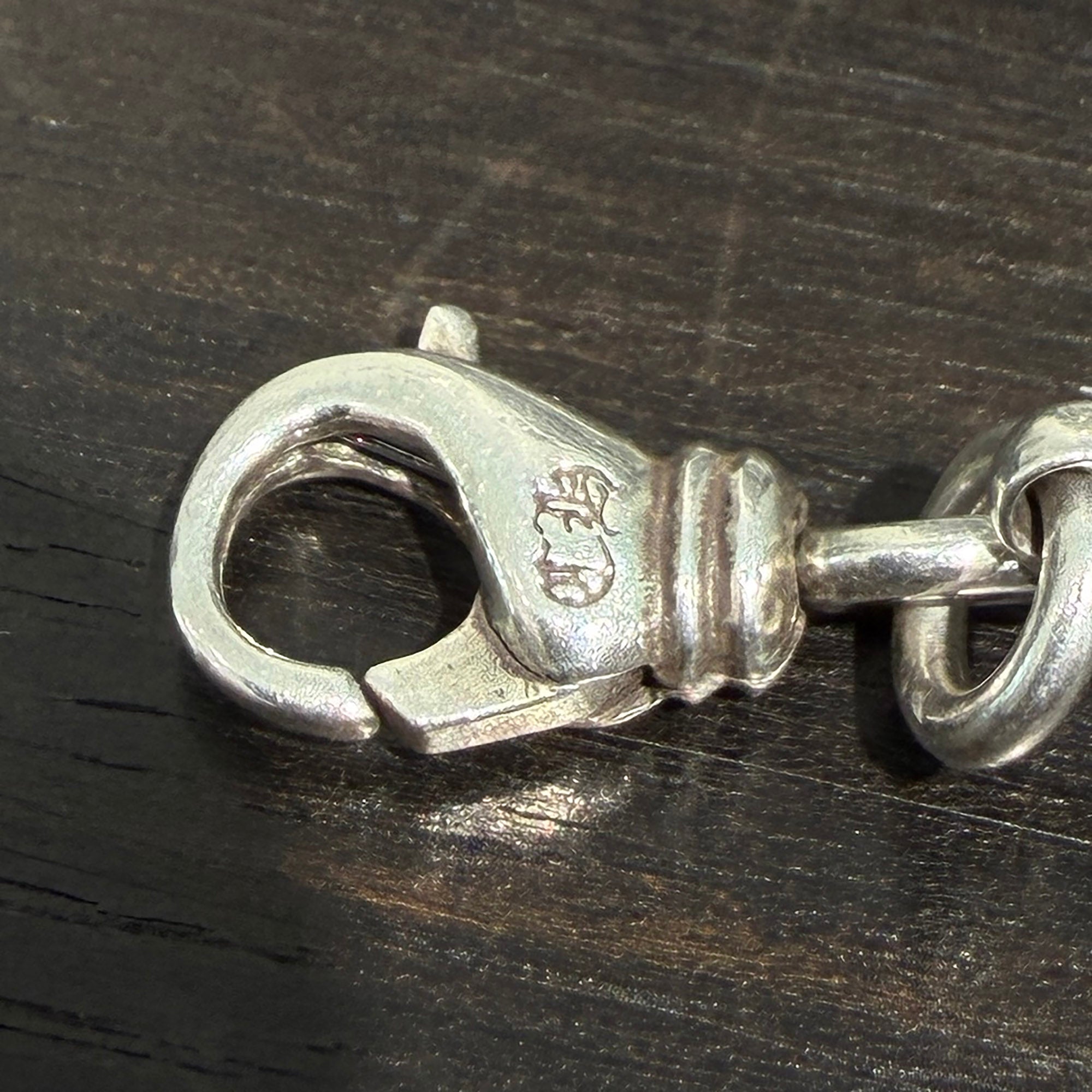 CHROME HEARTS DICE Cross Ball Silver Bracelet Size 9 LINK クロムハーツ ダイス クロスボール シルバー ブレスレット サイズ9リンク