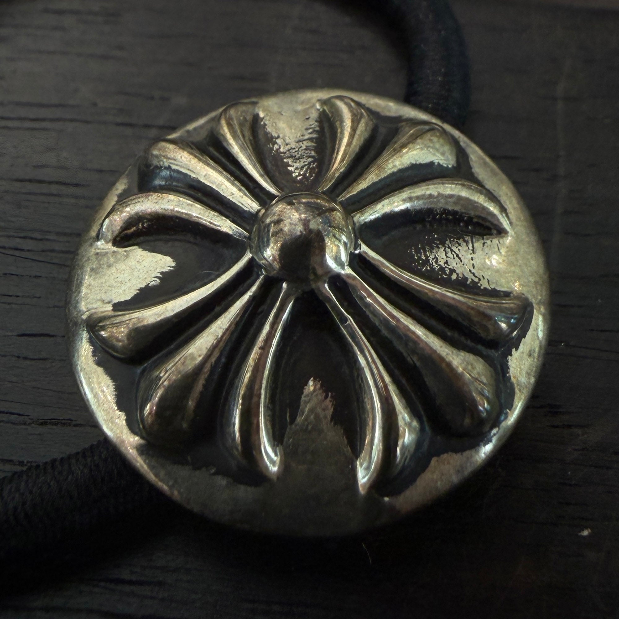 CHROME HEARTS CROSS BALL HAIR BAND クロムハーツ クロスボール ヘアバンド