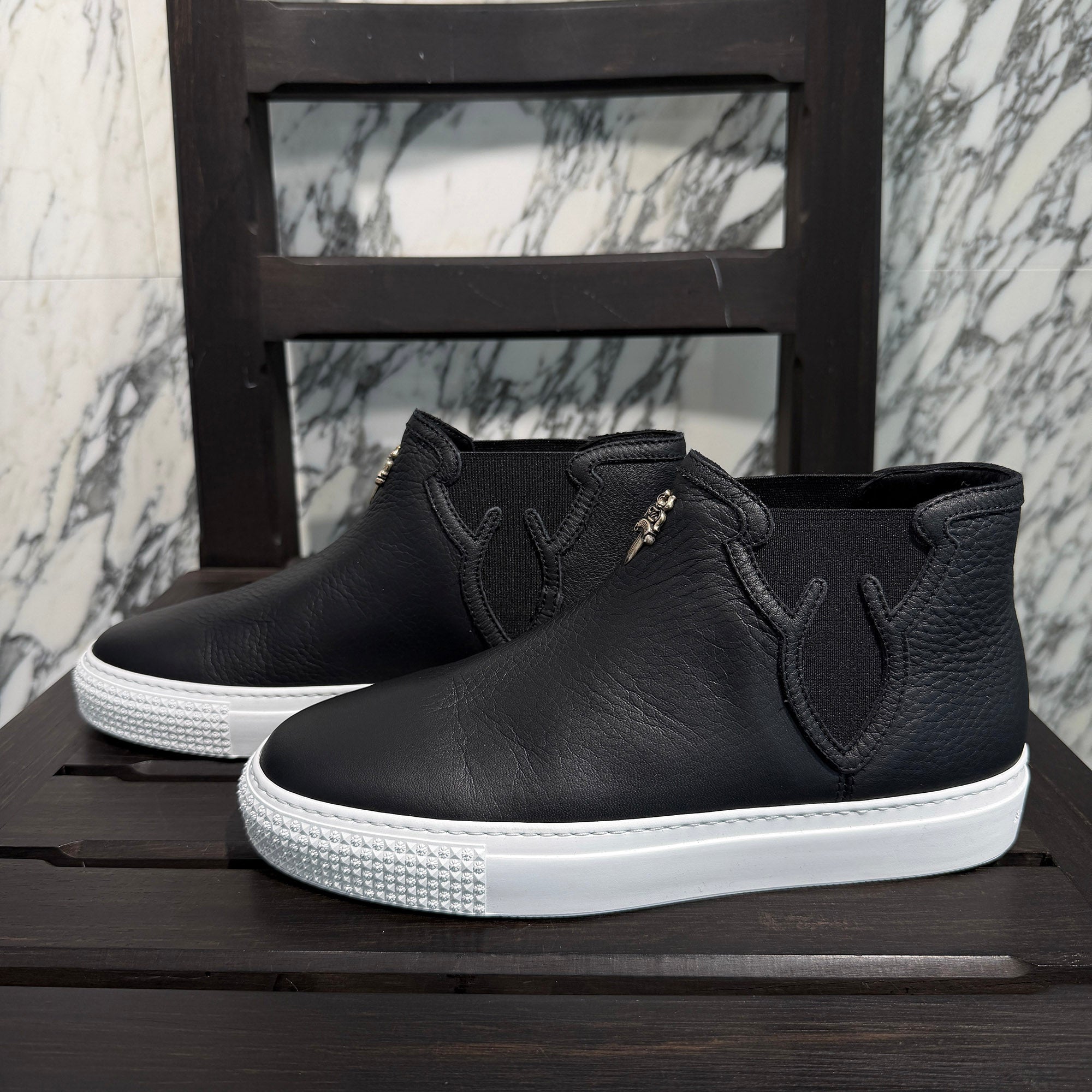 CHROME HEARTS Dagger MID TOP SNEAKER Size 38 (24.0cm～24.5cm) クロムハーツ ダガー ミッドトップ スニーカー サイズ38 (24.0cm～24.5cm)