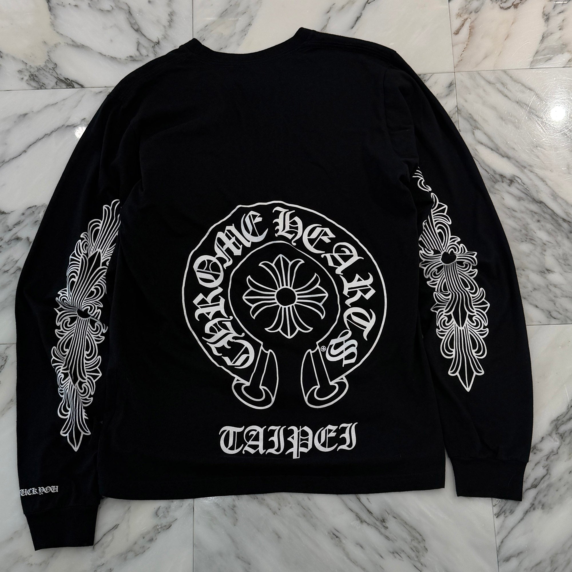 CHROME HEARTS TAIPEI Limited Horseshoe Long Sleeve Tee Size M クロムハーツ 台北限定 ホースシューロングスリーブTシャツ サイズM