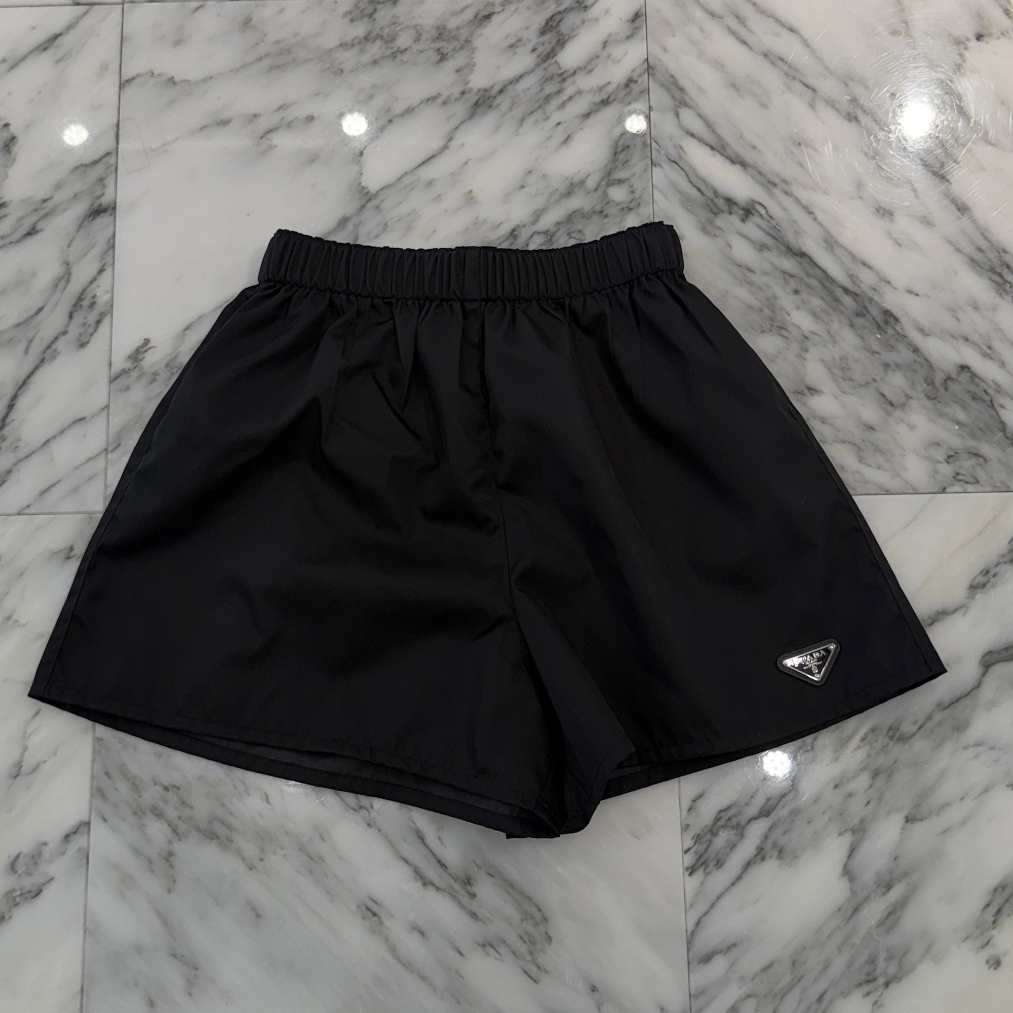 PRADA 2023SS Triangle Logo Plate Re-Nylon Short Pants 22C757 S231 1WQ8 Size 40 プラダ トライアングルロゴプレート リ ナイロン ショートパンツ サイズ40