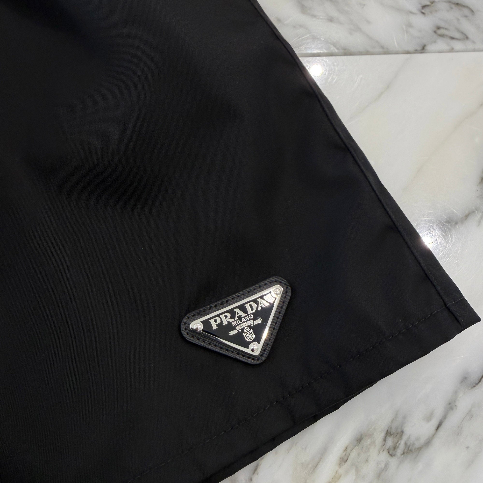 PRADA 2023SS Triangle Logo Plate Re-Nylon Short Pants 22C757 S231 1WQ8 Size 40 プラダ トライアングルロゴプレート リ ナイロン ショートパンツ サイズ40