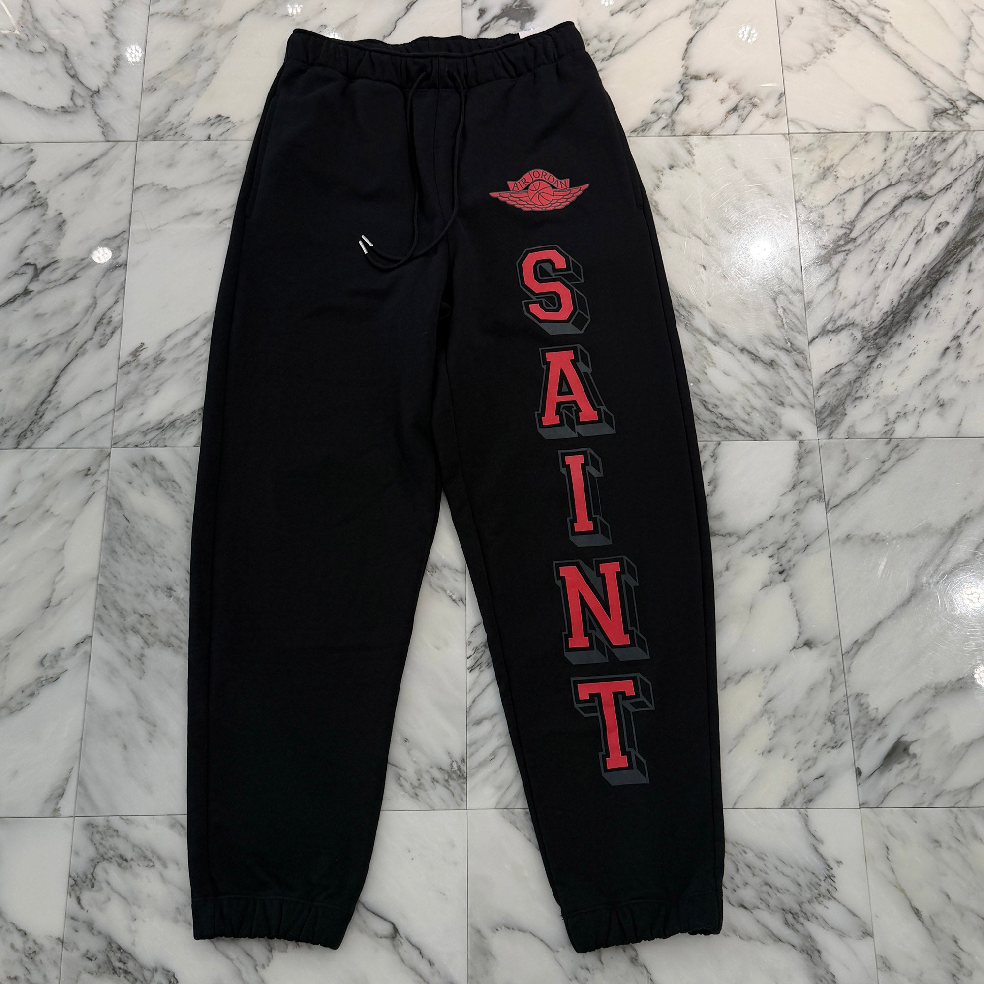 SAINT Mxxxxxx × JORDAN BRAND 2026SS Fleece Sweat Pants SM-MK8-0000-J04 Size S セントマイケル×ジョーダン ブランド フリース スウェット パンツ サイズS