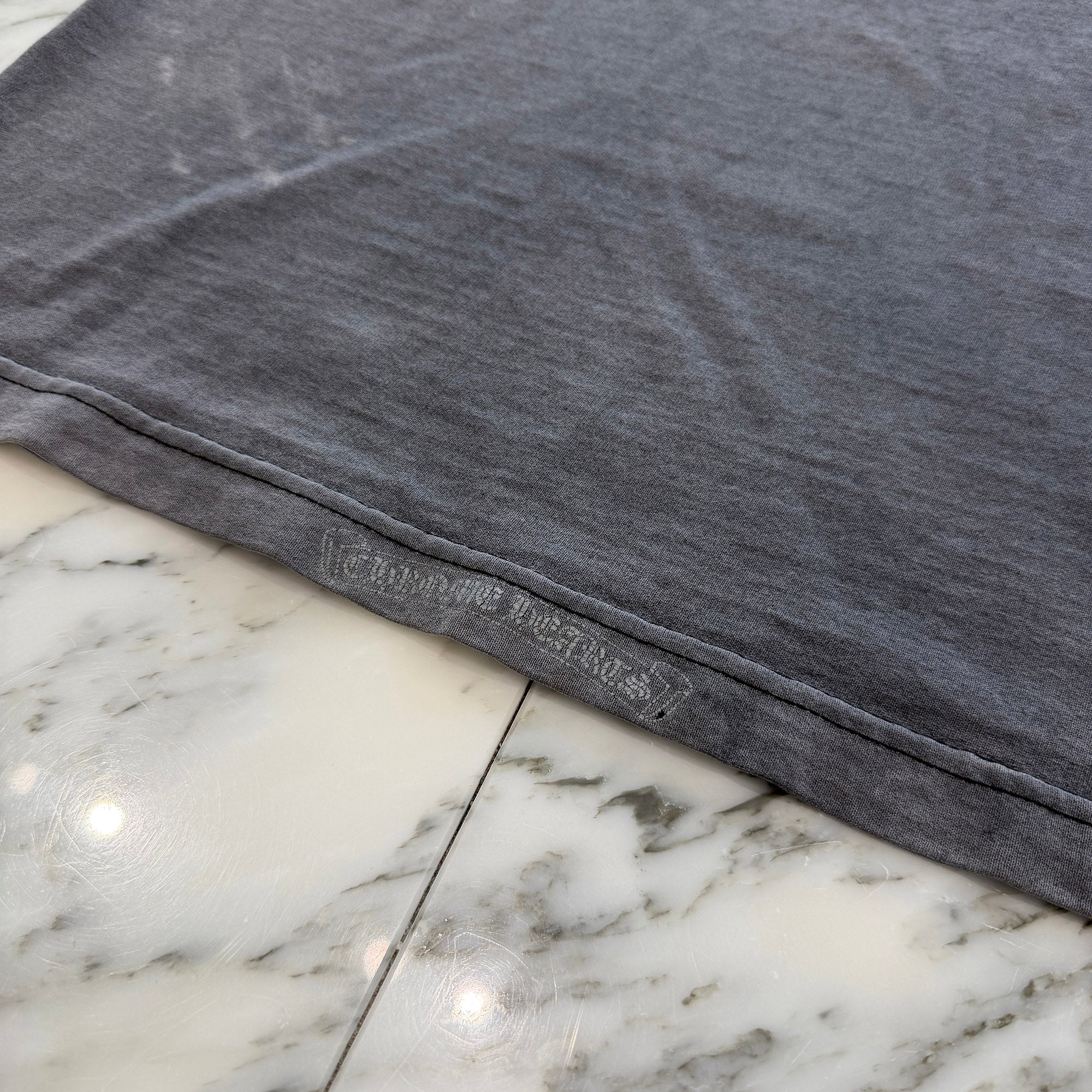 CHROME HEARTS Vertical Logo Back Scroll Tee Size M クロムハーツ ヴァーティカルロゴ バック スクロールTシャツ サイズM